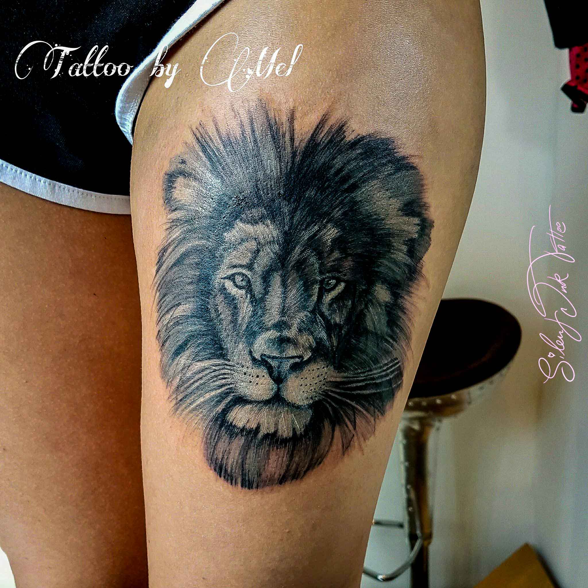 Silent Ink Tattoo - Black and Grey, Hannover, Mel, schwarz/weiß