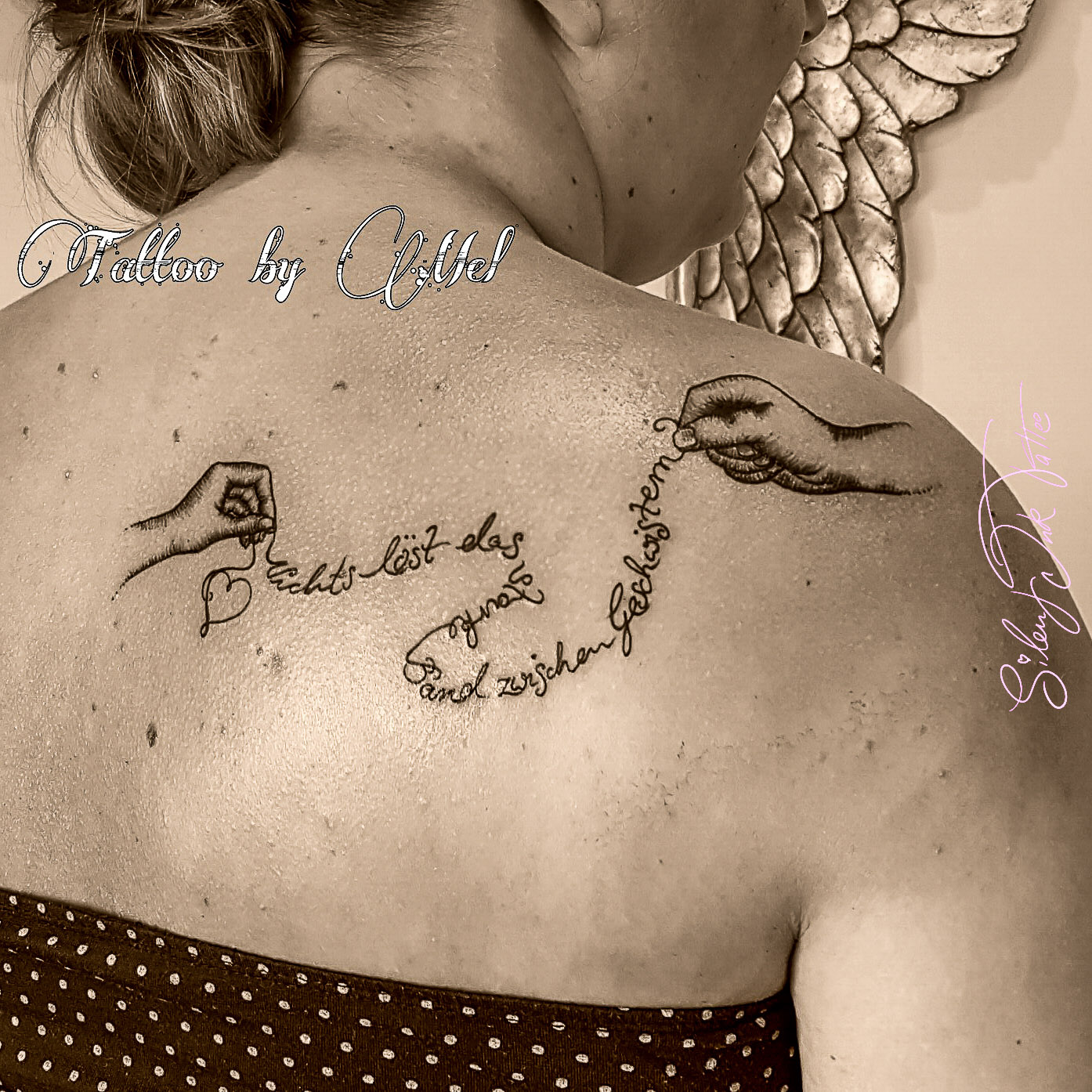 Silent Ink Tattoo - Black and Grey, Hannover, Mel, schwarz/weiß