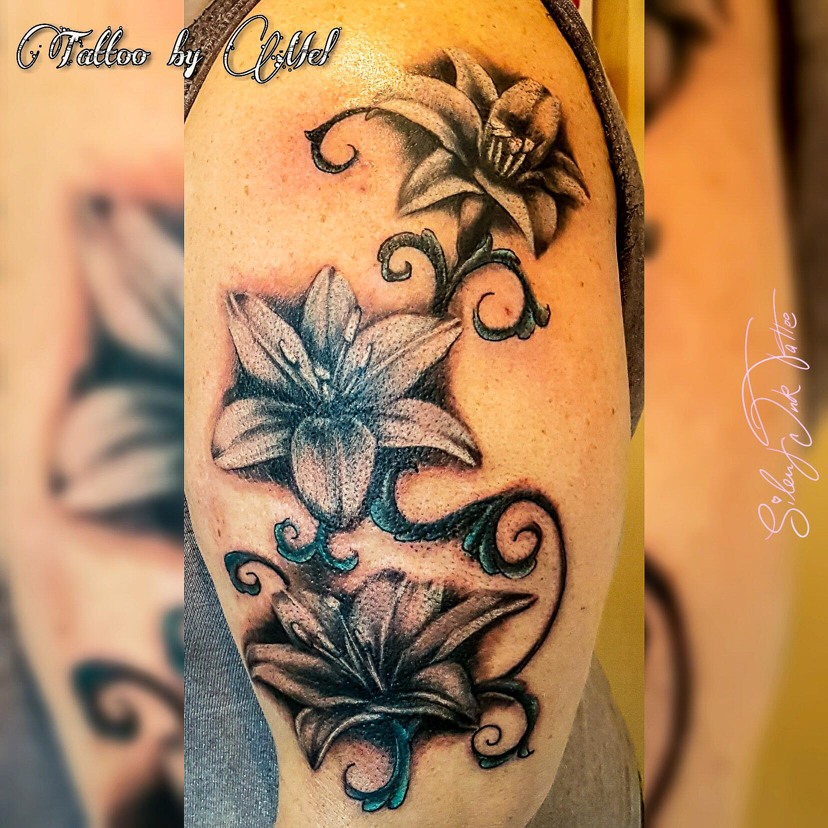 Silent Ink Tattoo - Black and Grey, Hannover, Mel, schwarz/weiß