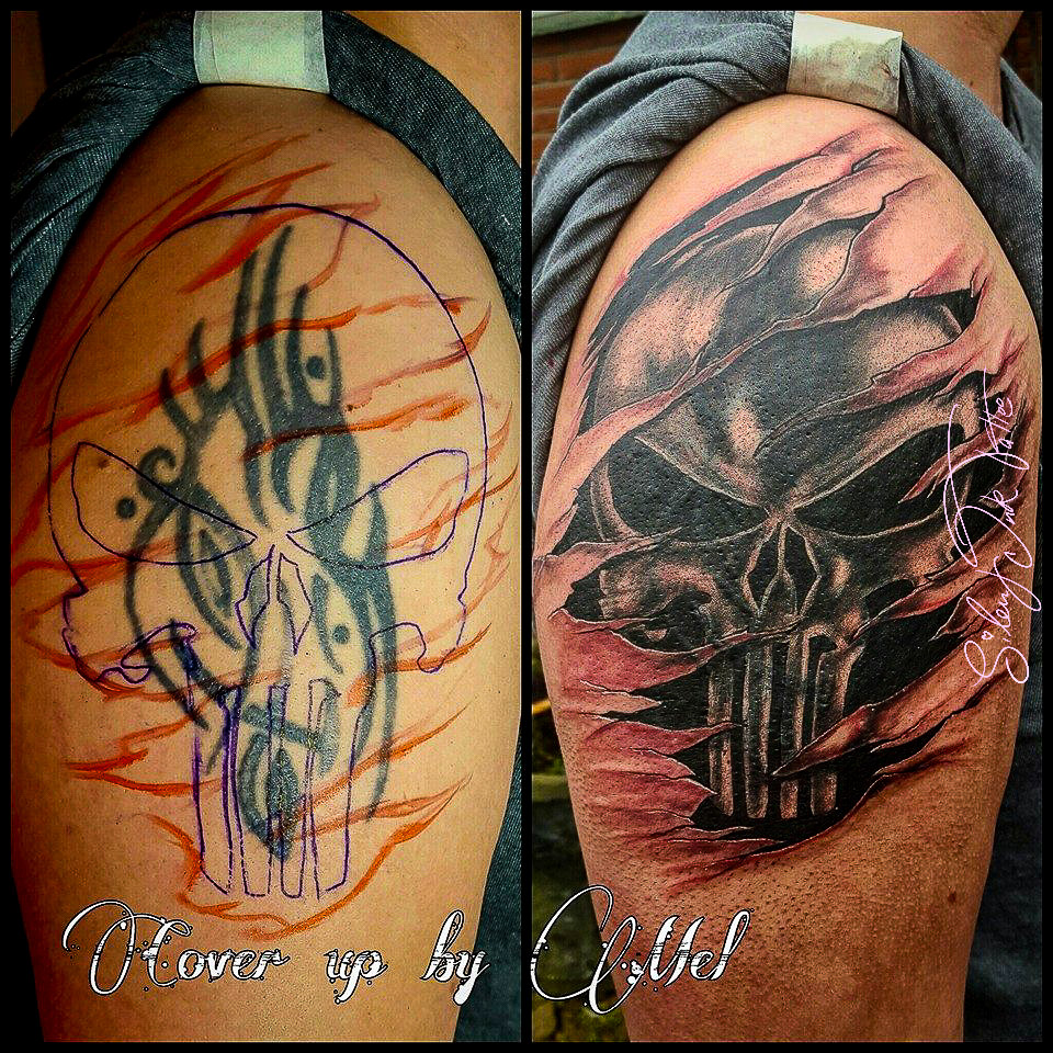 Silent Ink Tattoo - Black and Grey, Hannover, Mel, schwarz/weiß