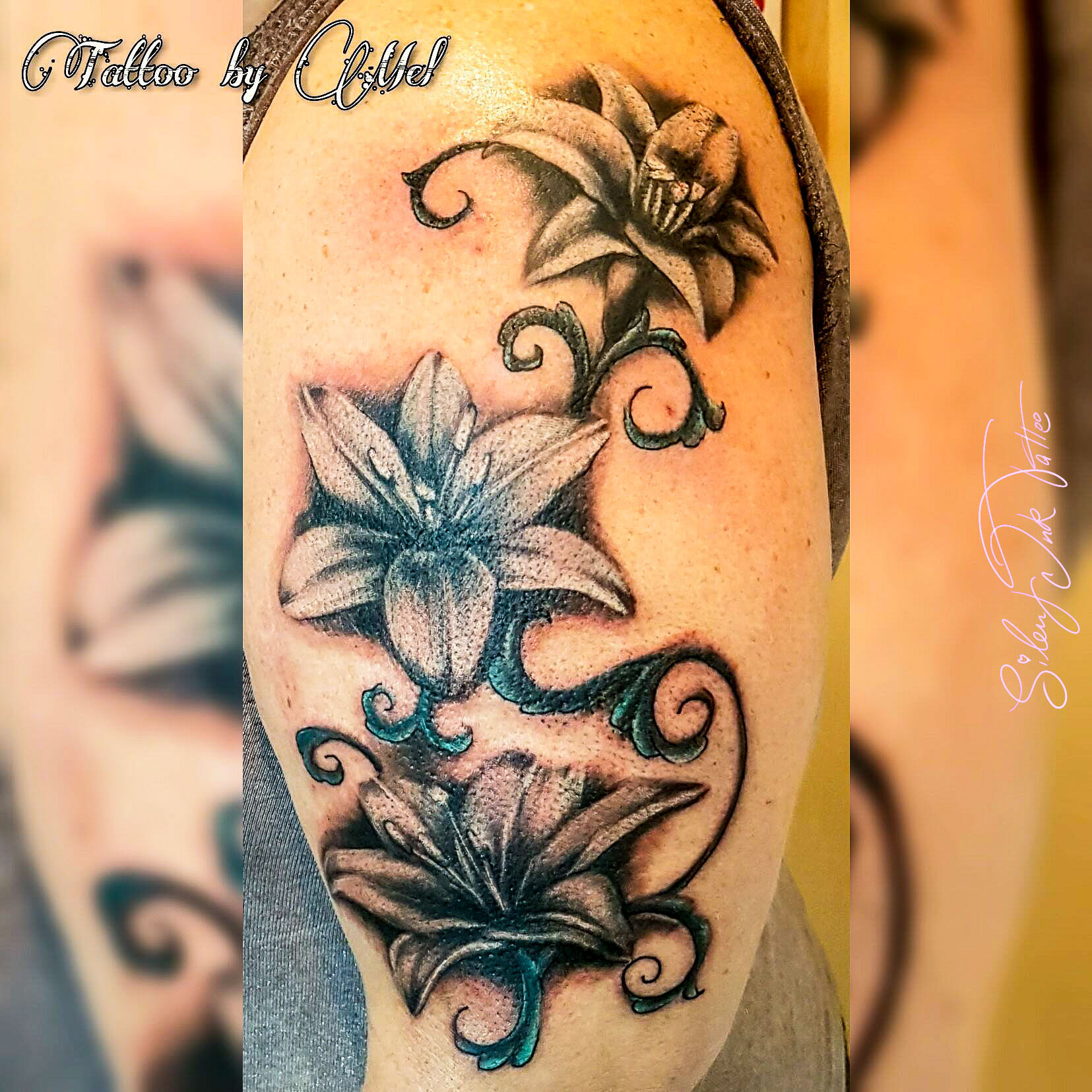 Silent Ink Tattoo - Black and Grey, Hannover, Mel, schwarz/weiß