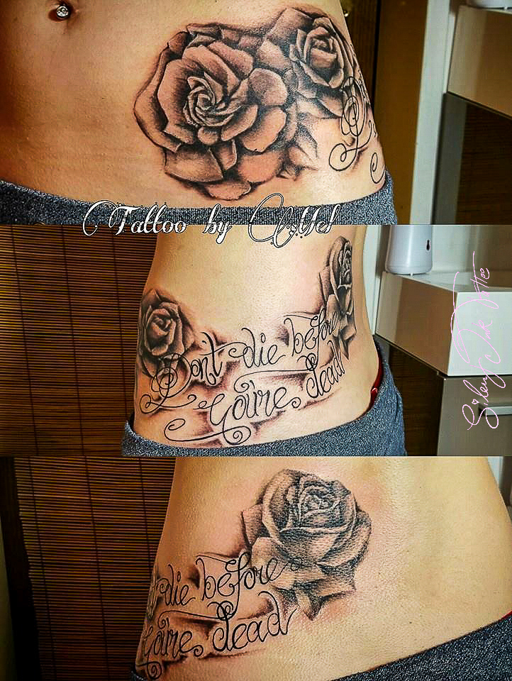 Silent Ink Tattoo - Black and Grey, Hannover, Mel, schwarz/weiß
