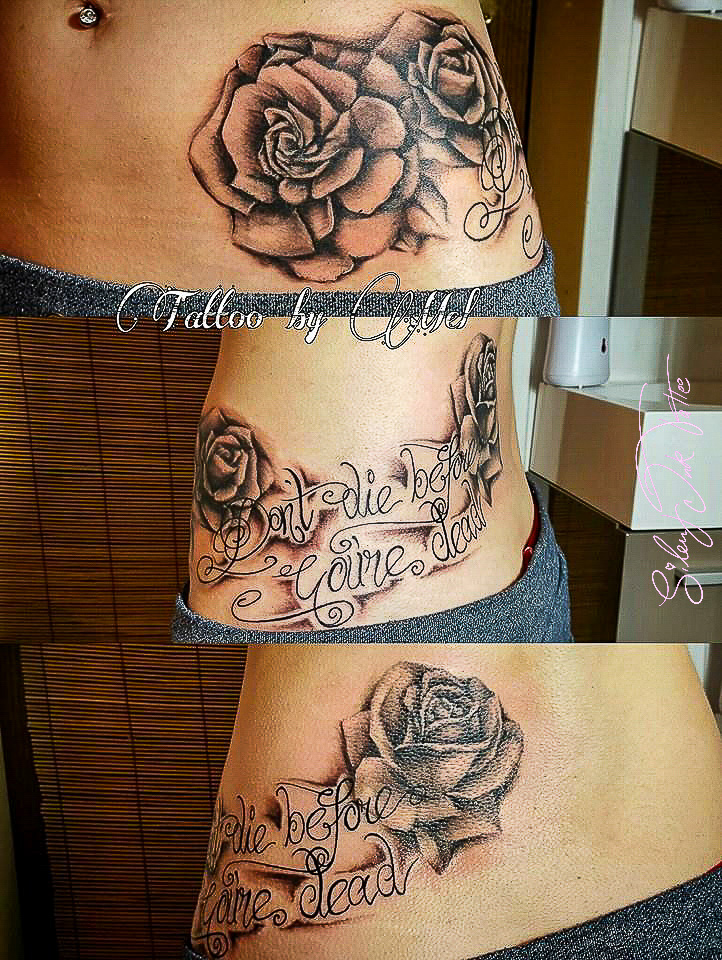 Silent Ink Tattoo - Black and Grey, Hannover, Mel, schwarz/weiß