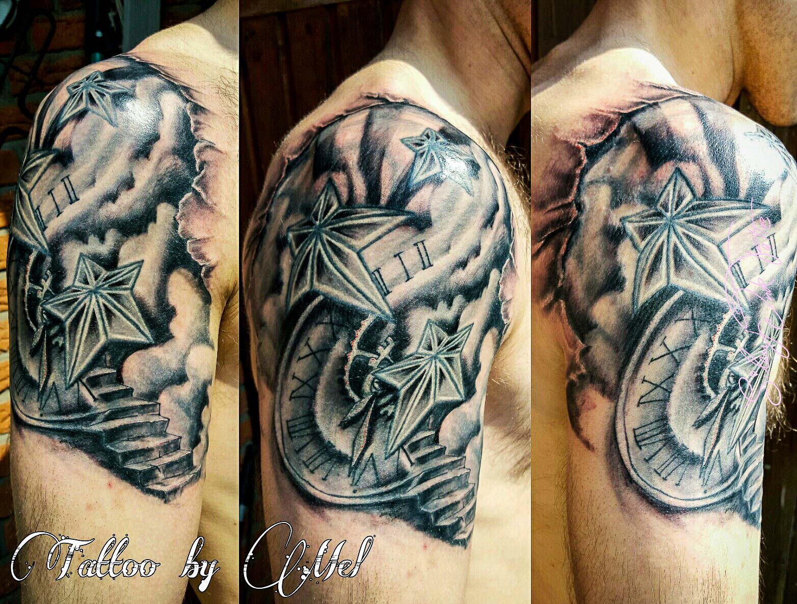 Silent Ink Tattoo - Black and Grey, Hannover, Mel, schwarz/weiß