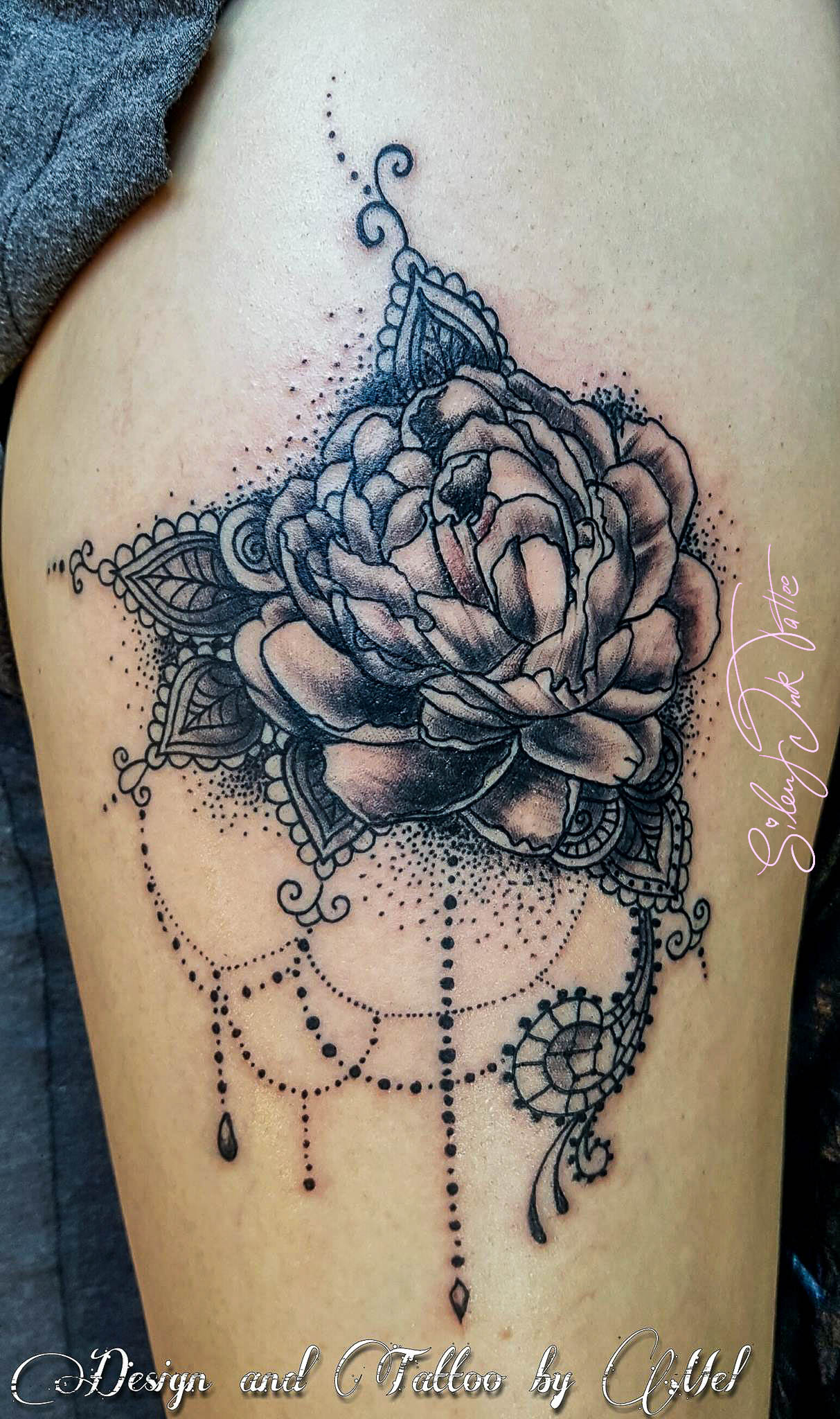 Silent Ink Tattoo - Black and Grey, Hannover, Mel, schwarz/weiß