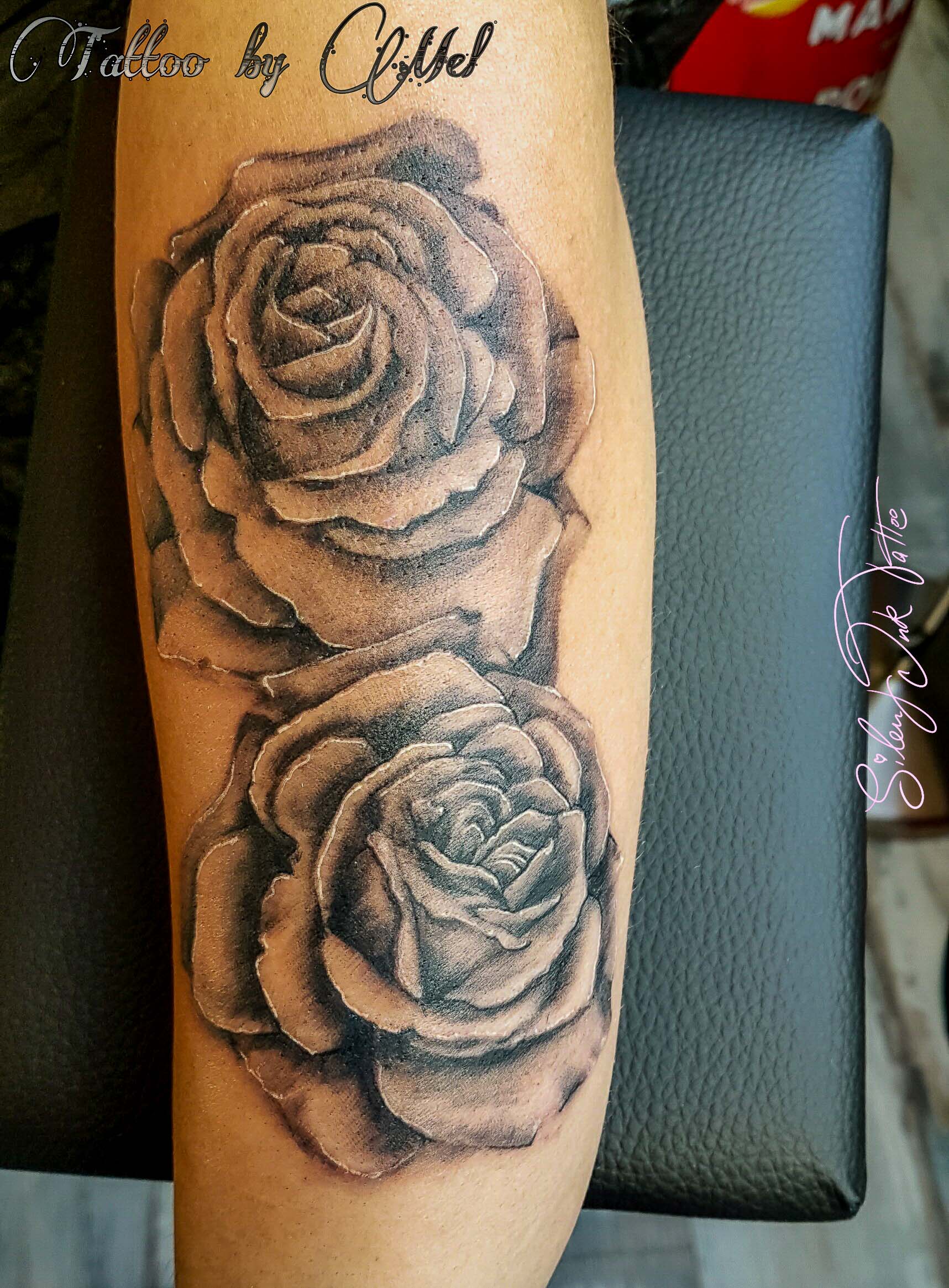 Silent Ink Tattoo - Black and Grey, Hannover, Mel, schwarz/weiß