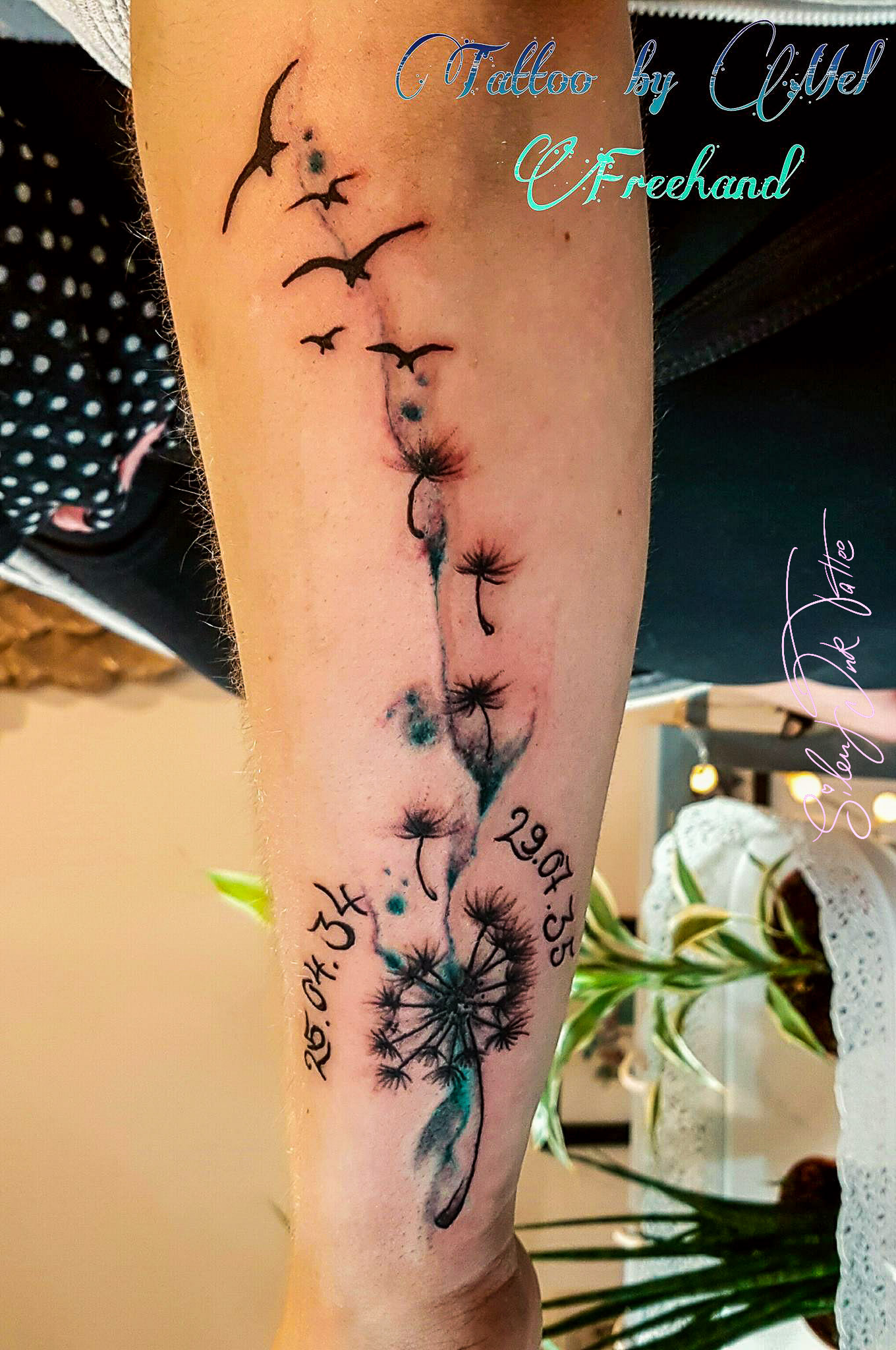 Silent Ink Tattoo - Black and Grey, Hannover, Mel, schwarz/weiß