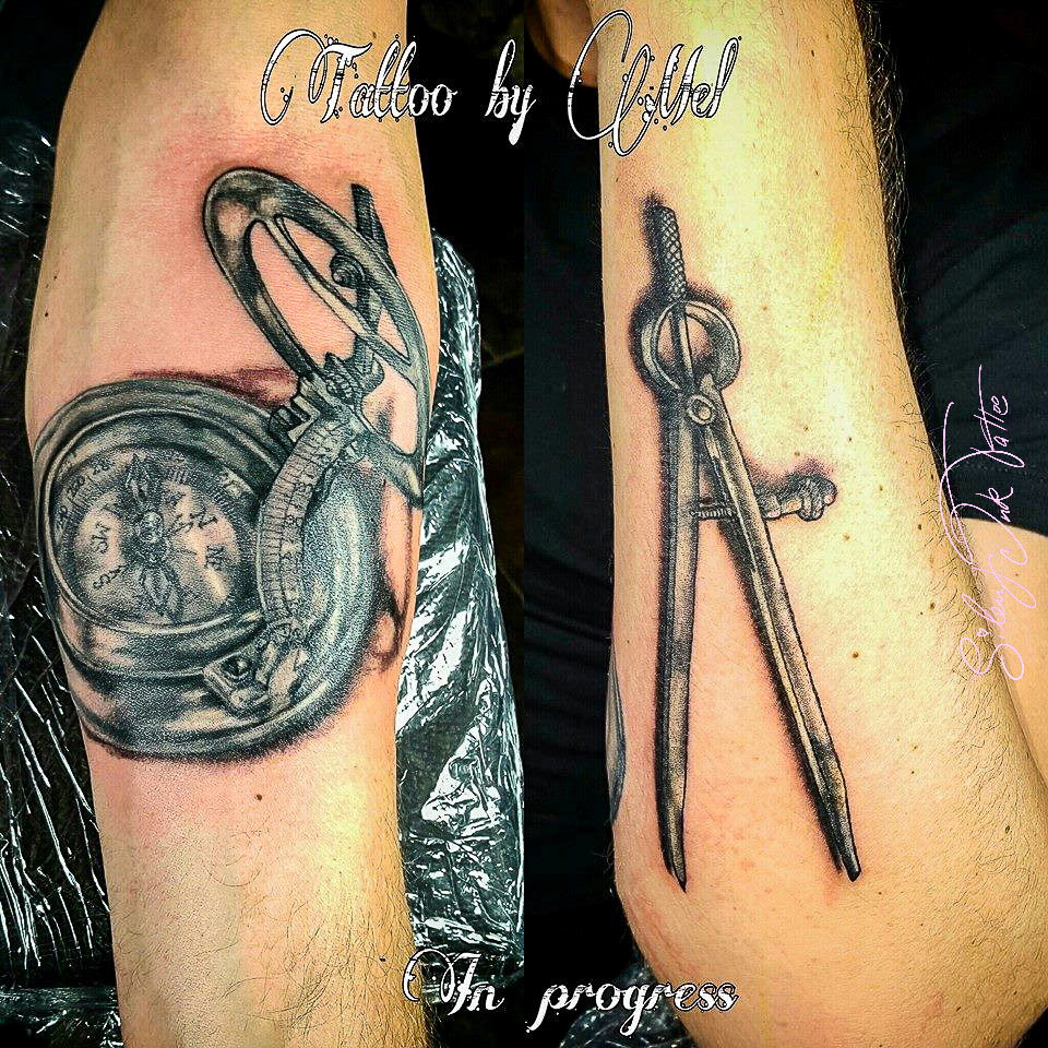 Silent Ink Tattoo - Black and Grey, Hannover, Mel, schwarz/weiß