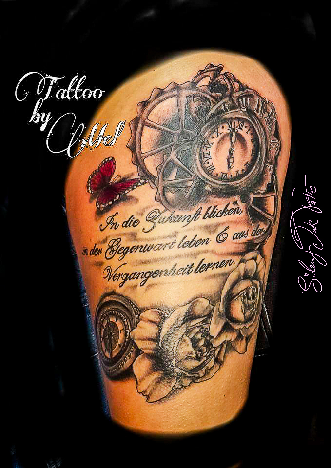 Silent Ink Tattoo - Black and Grey, Hannover, Mel, schwarz/weiß