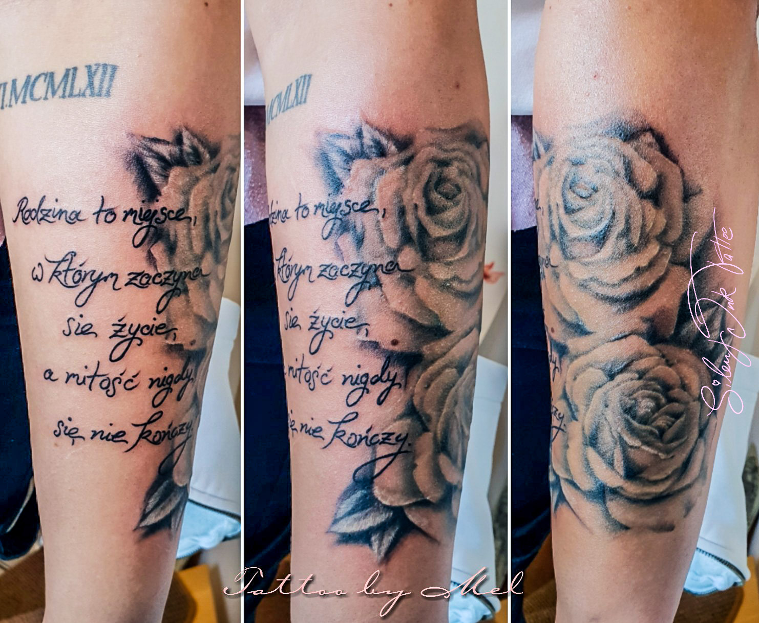 Silent Ink Tattoo - Black and Grey, Hannover, Mel, schwarz/weiß