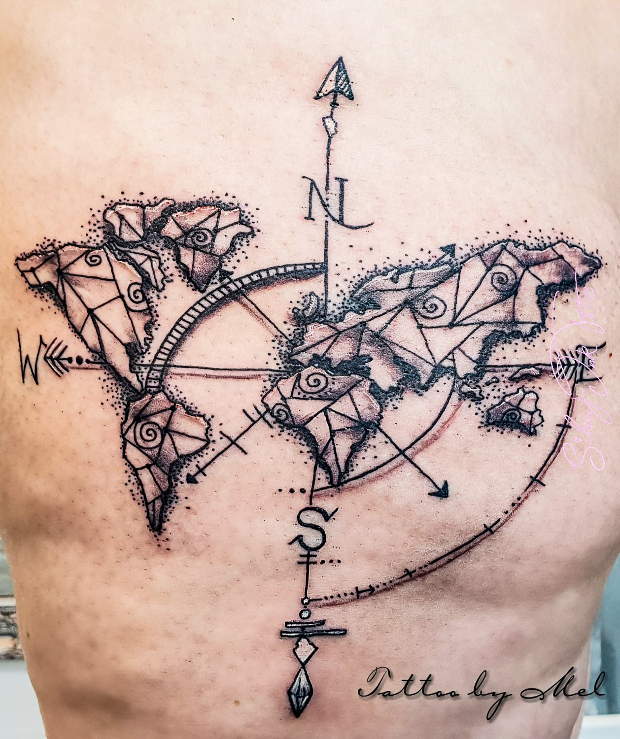 Silent Ink Tattoo - Black and Grey, Hannover, Mel, schwarz/weiß