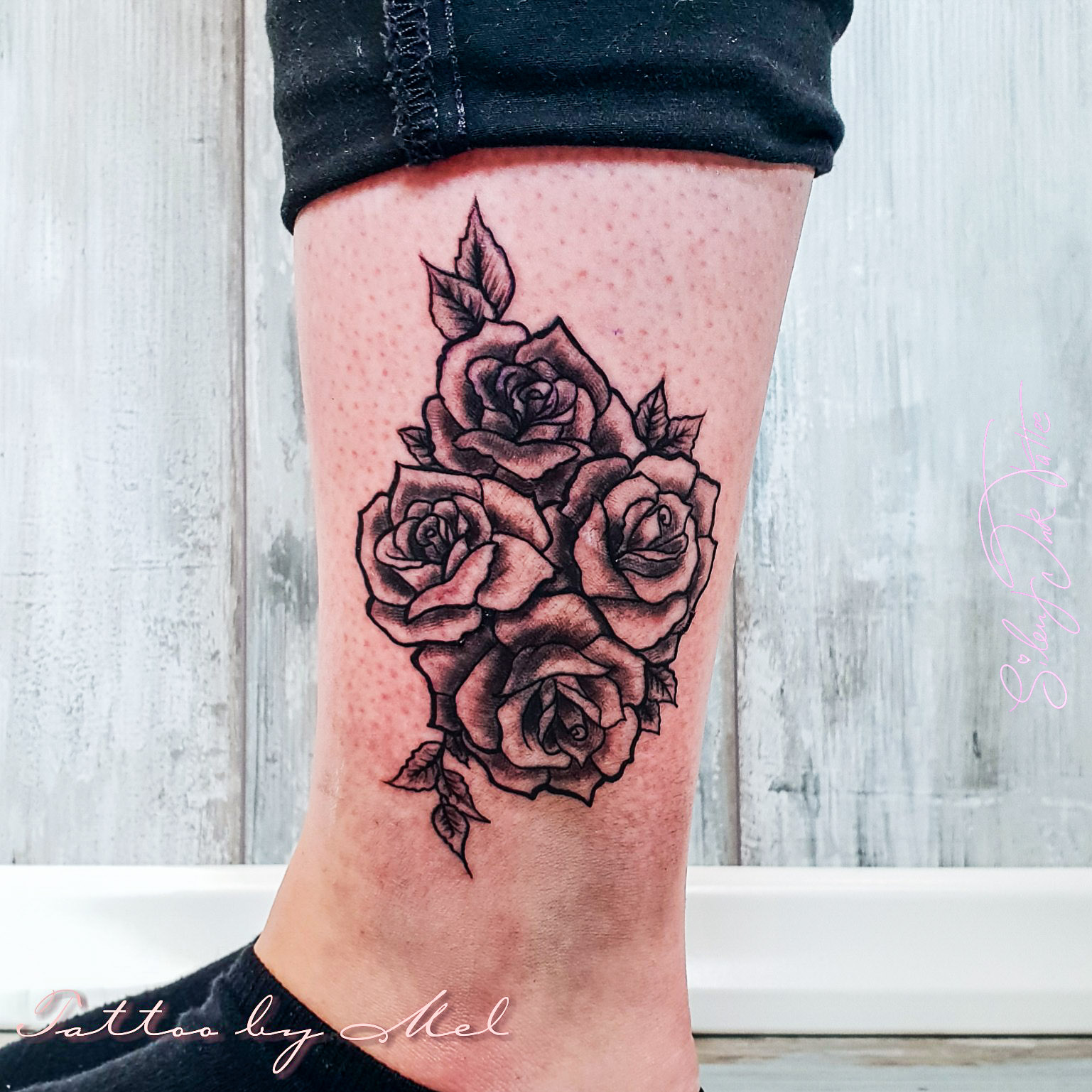 Silent Ink Tattoo - Black and Grey, Hannover, Mel, schwarz/weiß