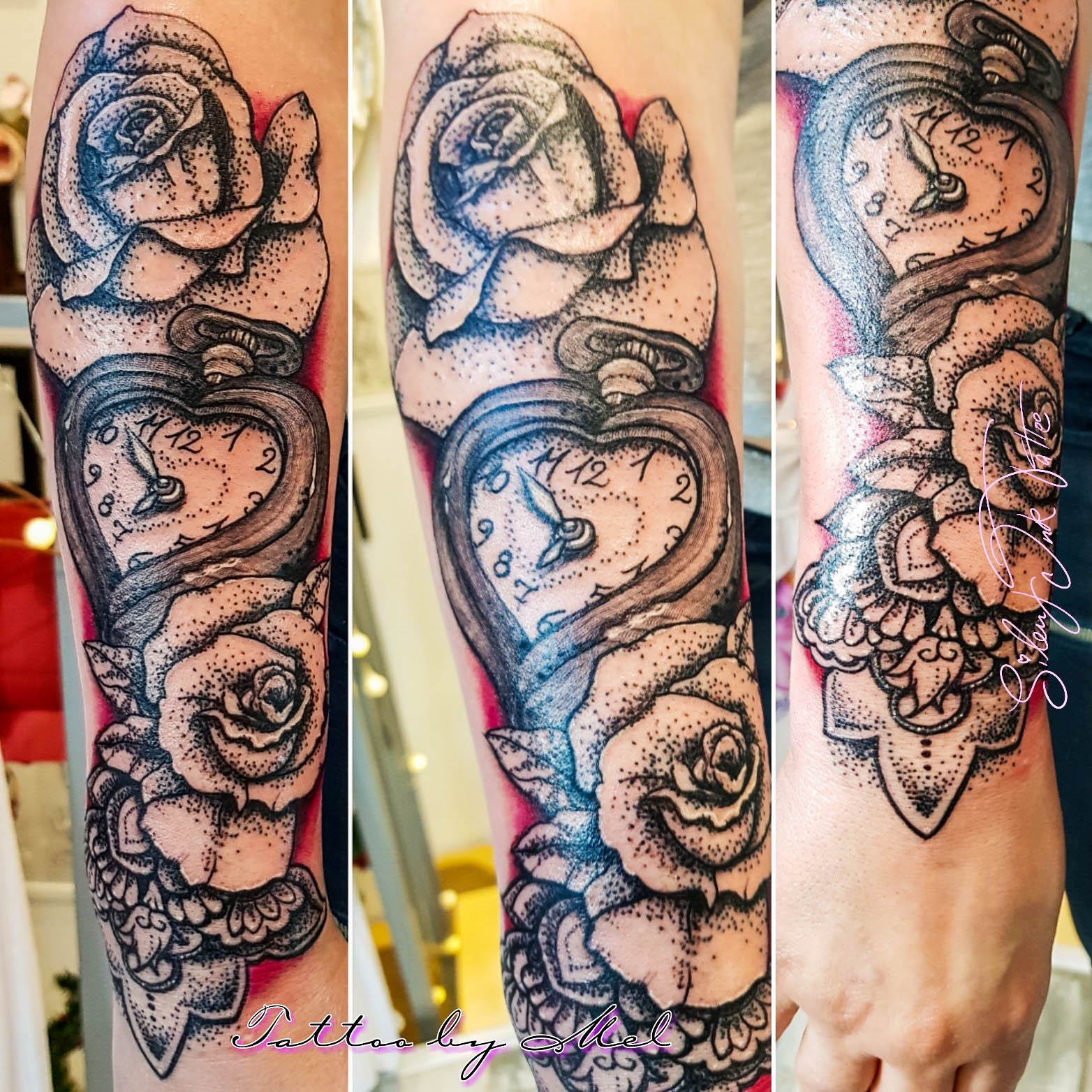 Silent Ink Tattoo - Black and Grey, Hannover, Mel, schwarz/weiß