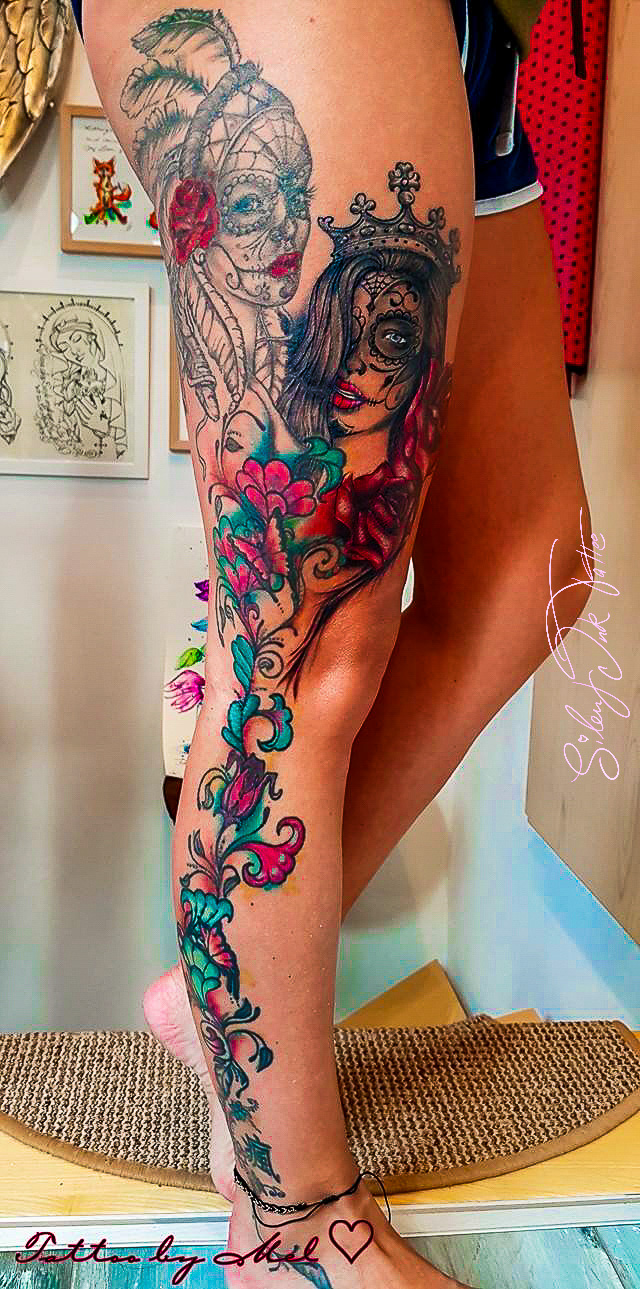 Silent Ink Tattoo - Colour, Hannover, Mel, bunt, farbig