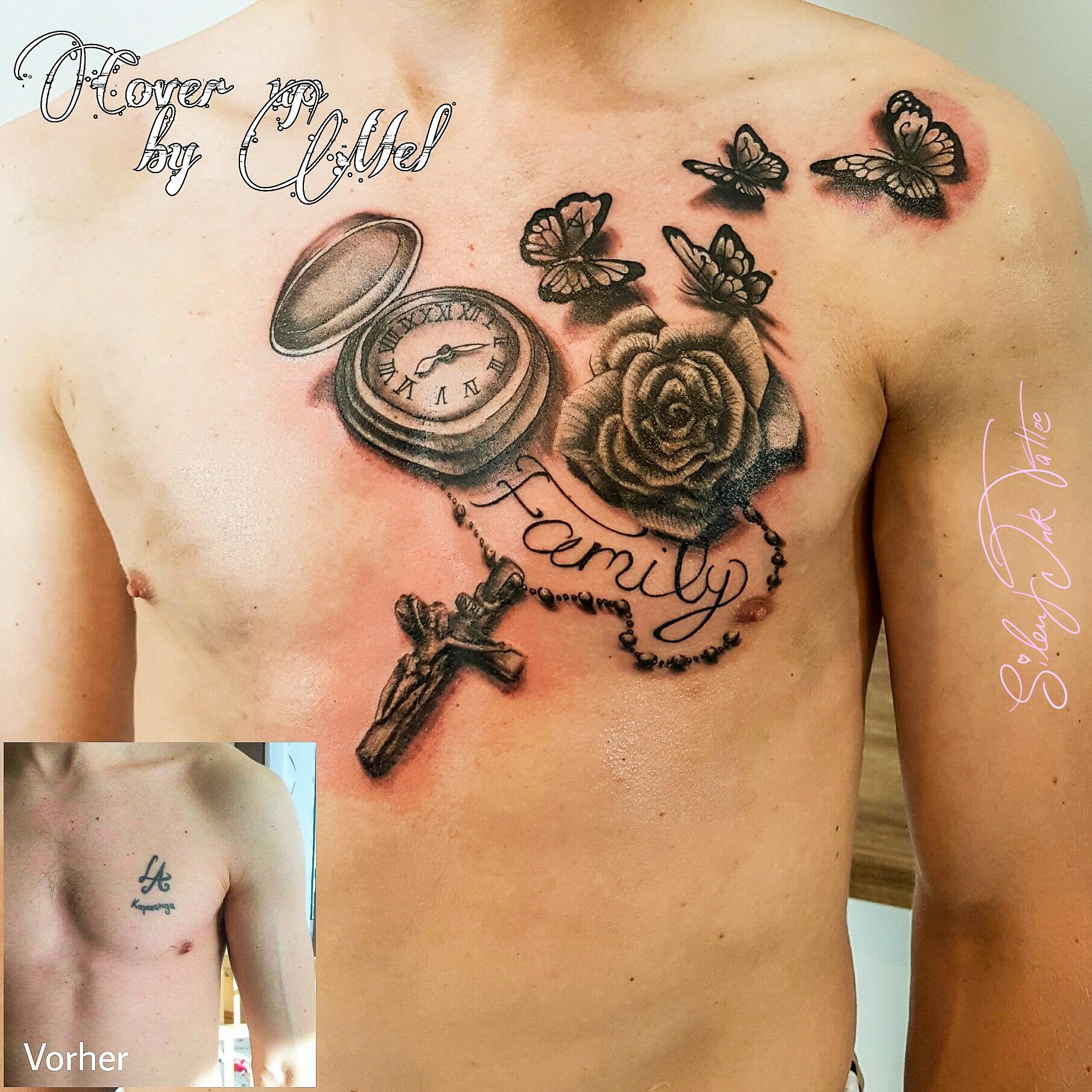 Silent Ink Tattoo - Cover-Up, Hannover, Mel, colour, bunt, neu