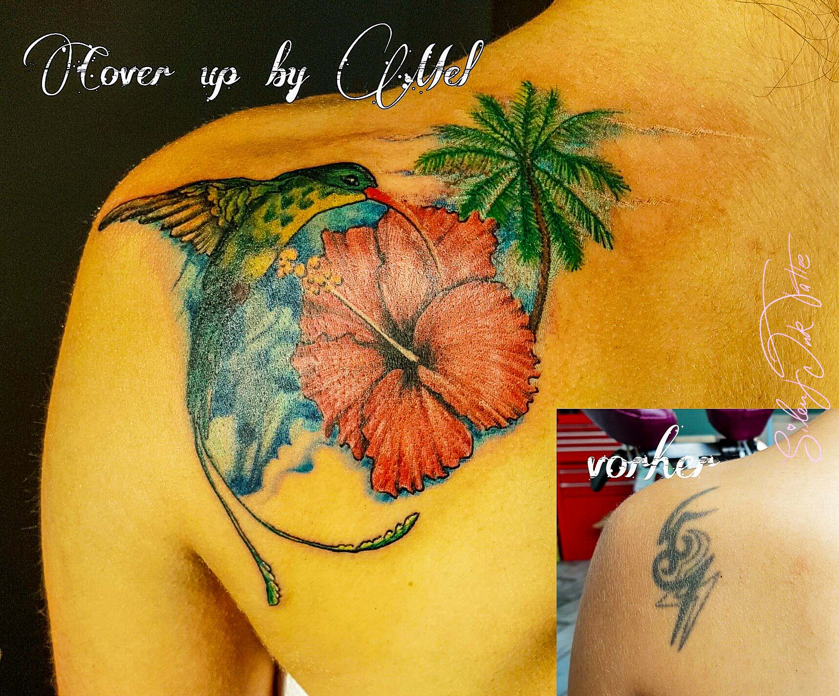 Silent Ink Tattoo - Cover-Up, Hannover, Mel, colour, bunt, neu