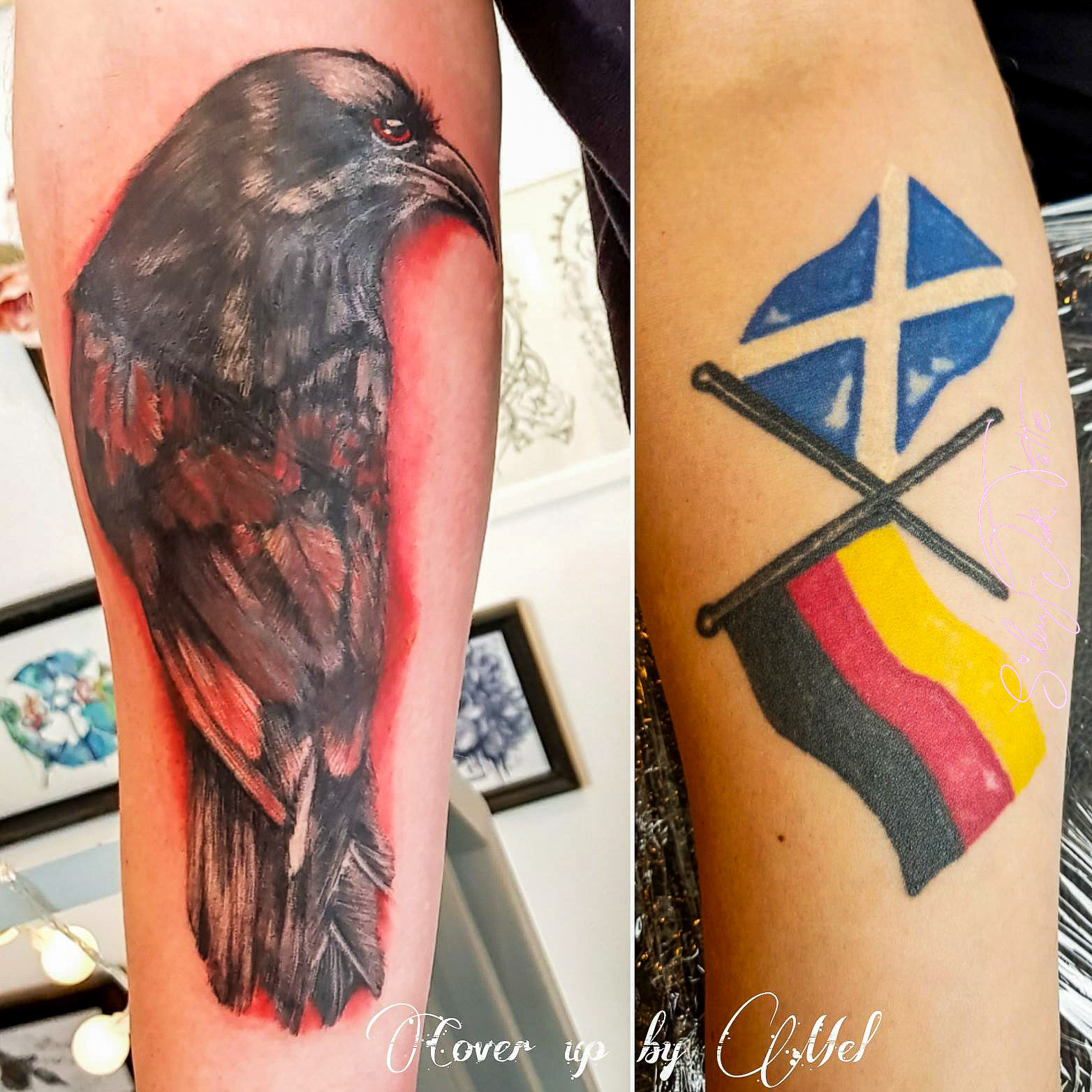 Silent Ink Tattoo - Cover-Up, Hannover, Mel, colour, bunt, neu