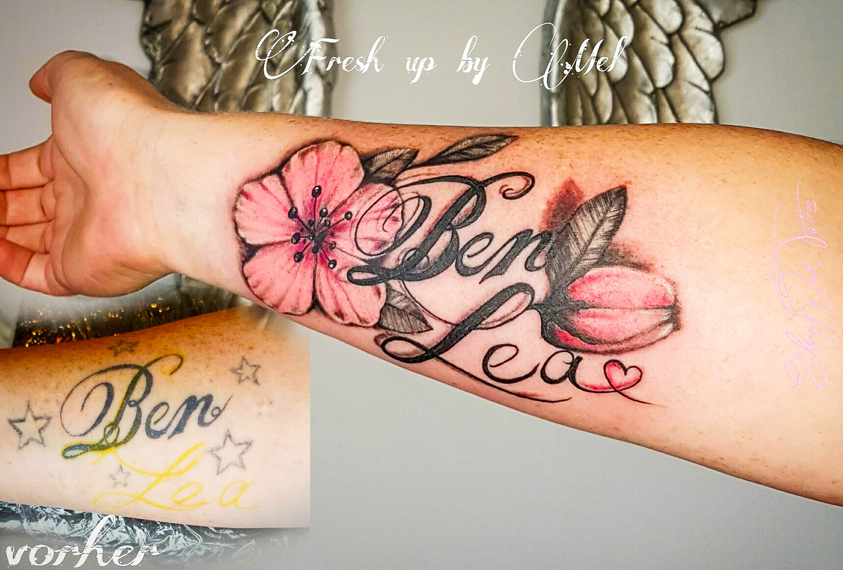Silent Ink Tattoo - Cover-Up, Hannover, Mel, colour, bunt, neu