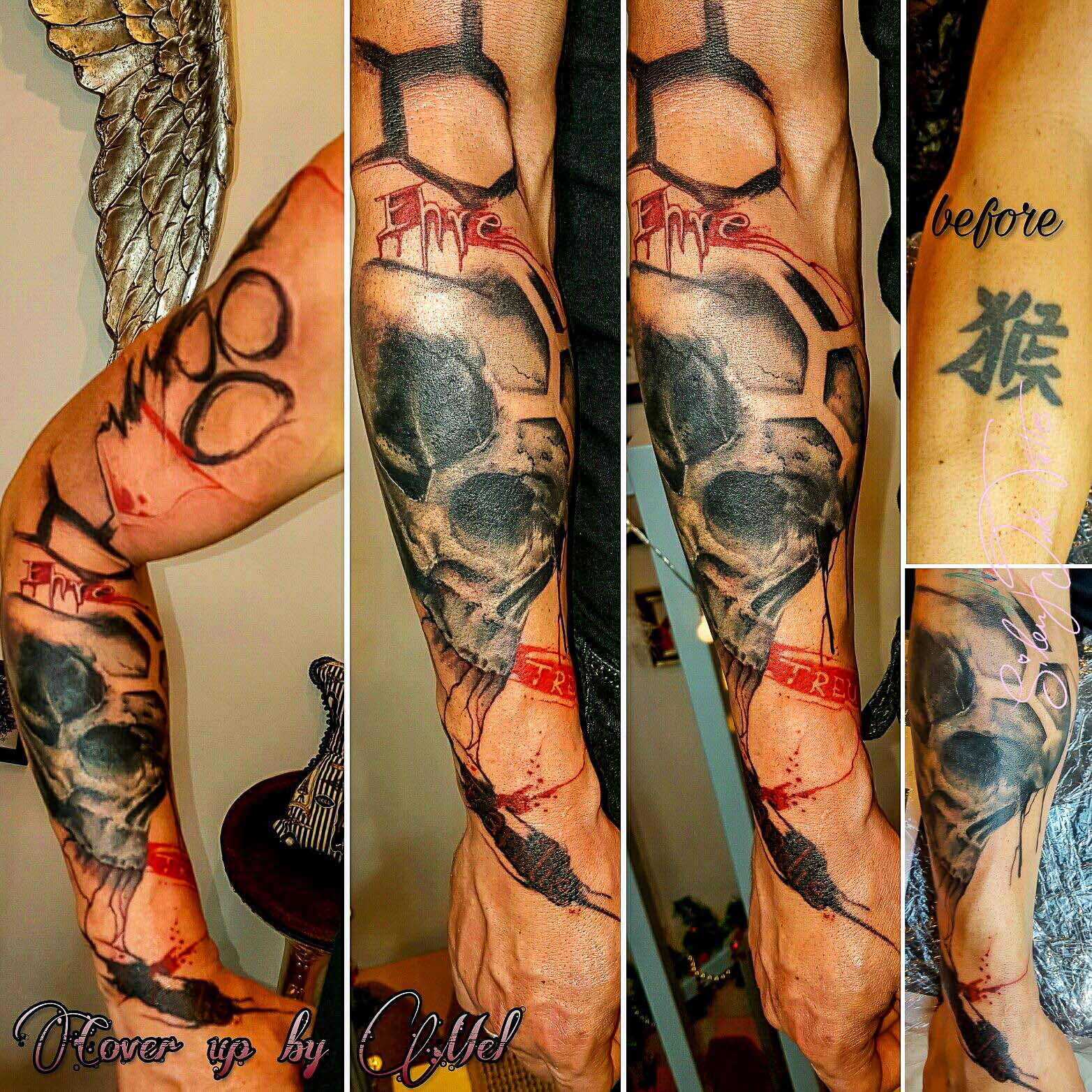 Silent Ink Tattoo - Cover-Up, Hannover, Mel, colour, bunt, neu