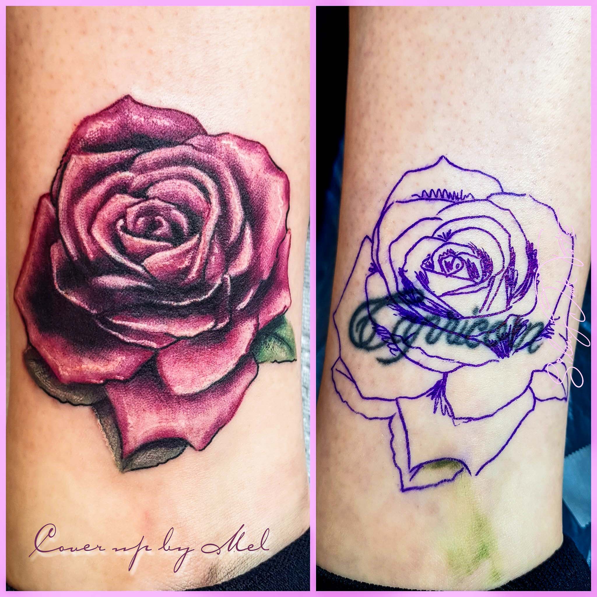 Silent Ink Tattoo - Cover-Up, Hannover, Mel, colour, bunt, neu