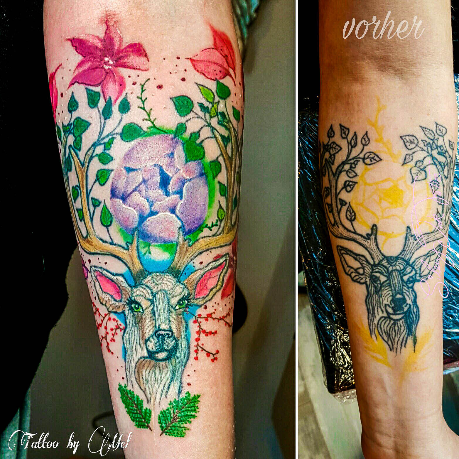 Silent Ink Tattoo - Fresh-Up, Hannover, Mel, colour, bunt