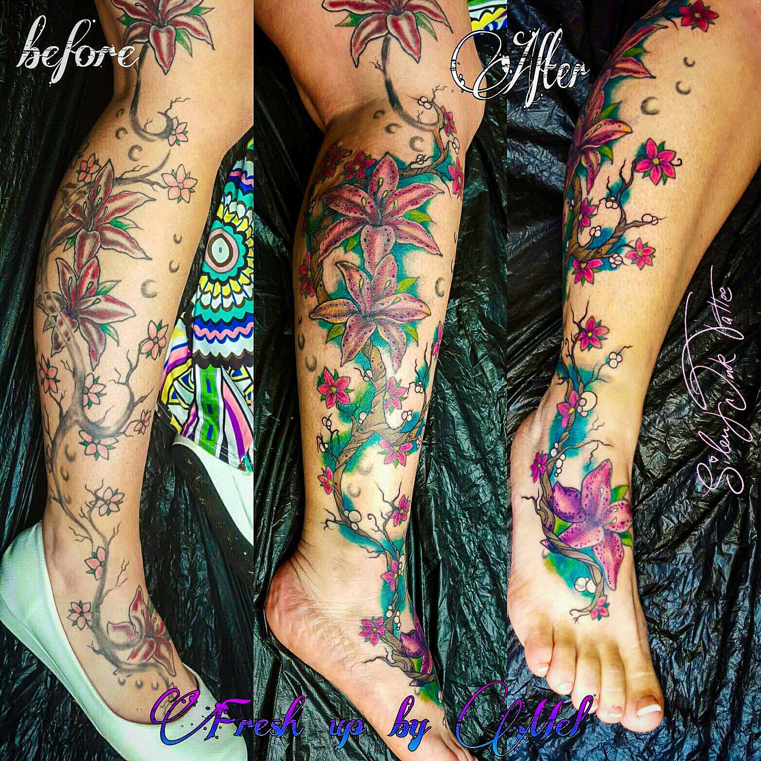 Silent Ink Tattoo - Fresh-Up, Hannover, Mel, colour, bunt