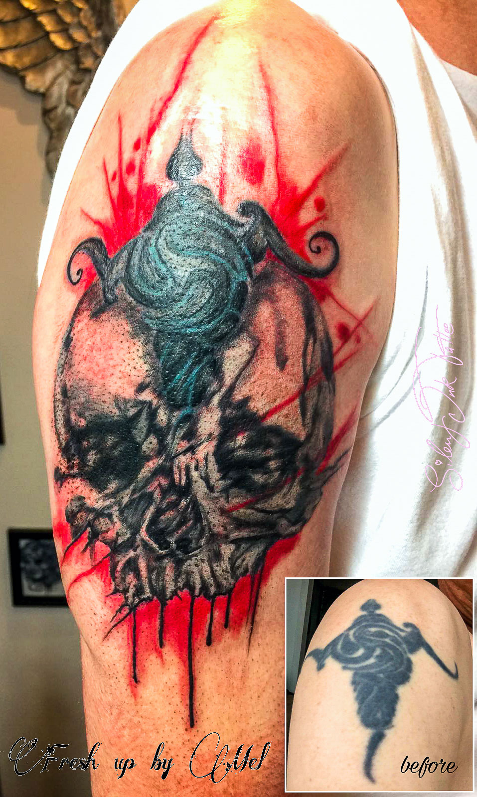 Silent Ink Tattoo - Fresh-Up, Hannover, Mel, colour, bunt