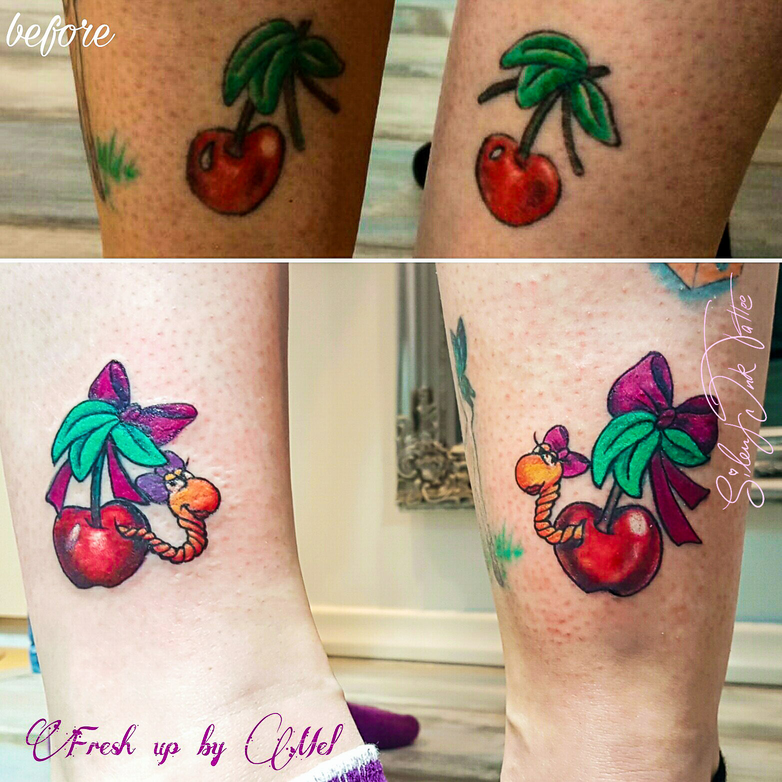 Silent Ink Tattoo - Fresh-Up, Hannover, Mel, colour, bunt