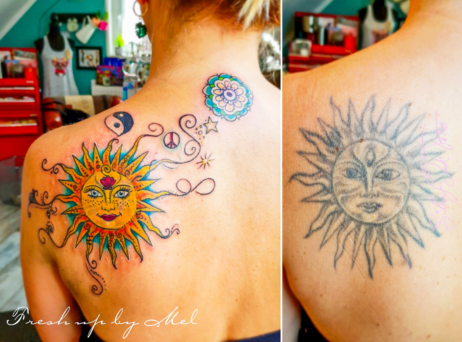 Silent Ink Tattoo - Fresh-Up, Hannover, Mel, colour, bunt