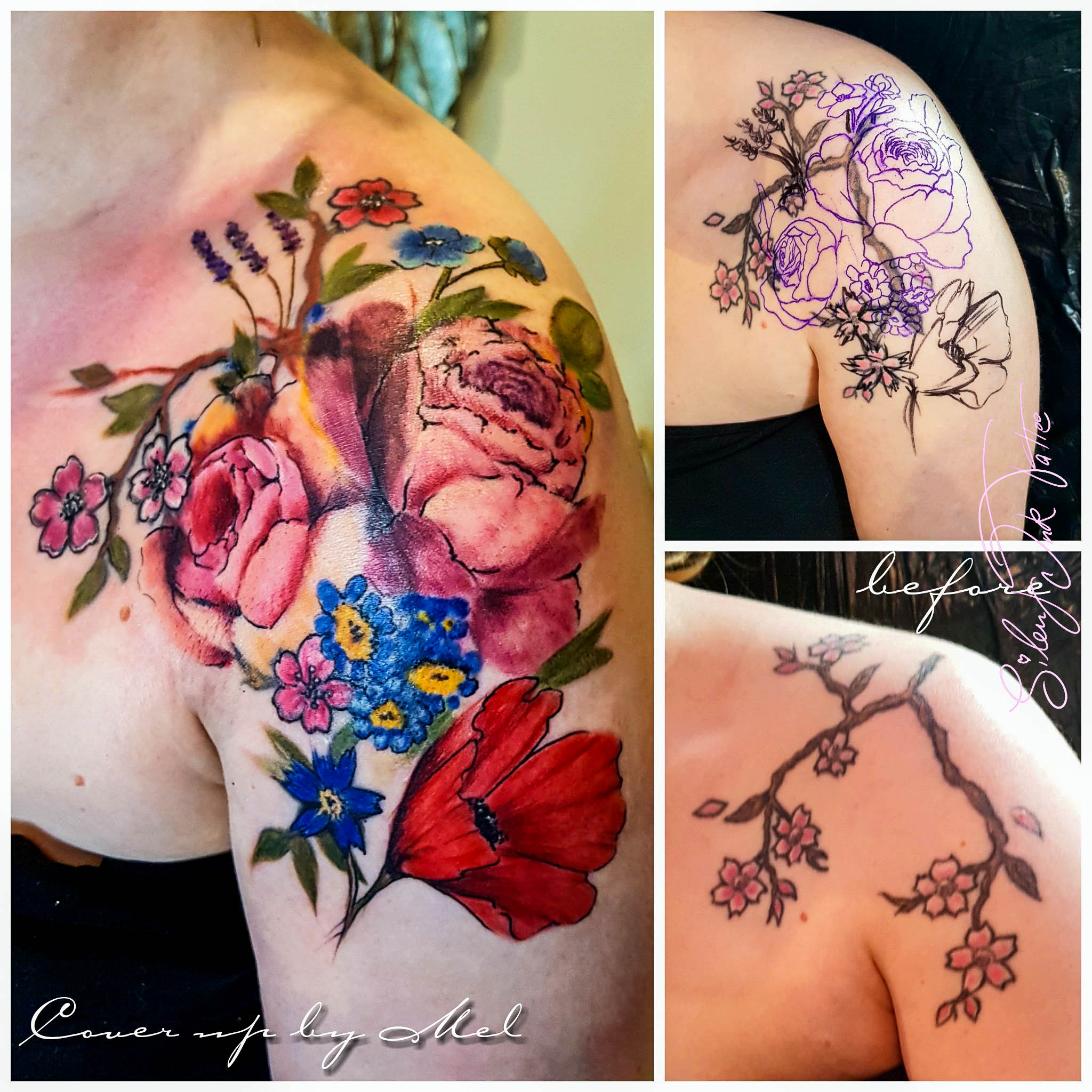 Silent Ink Tattoo - Fresh-Up, Hannover, Mel, colour, bunt