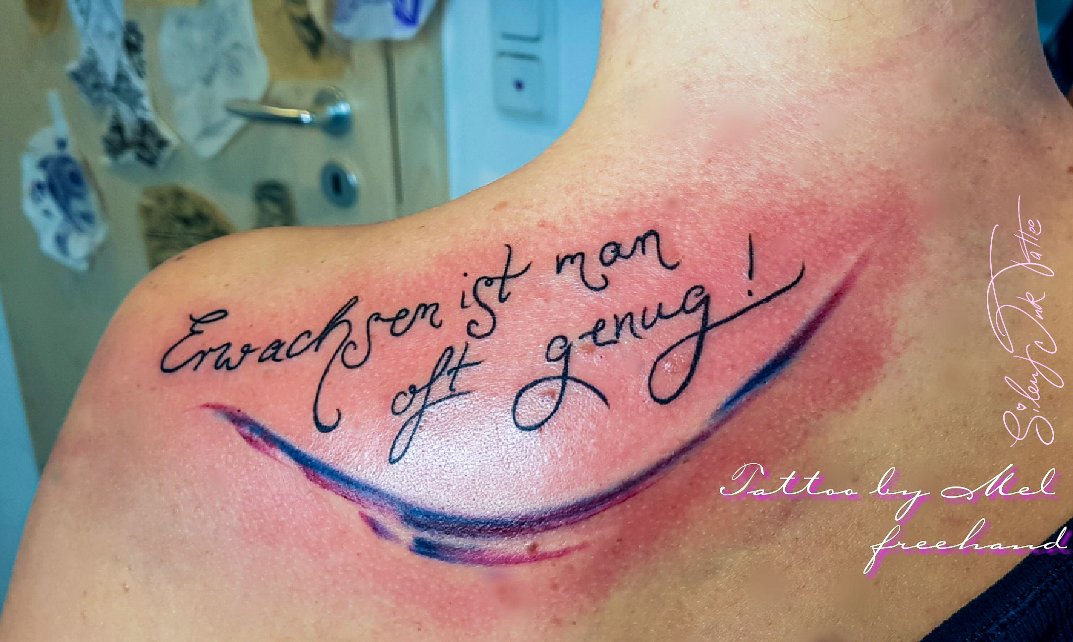 Silent Ink Tattoo, Lettering, Hannover, Mel, Schrift, Typo