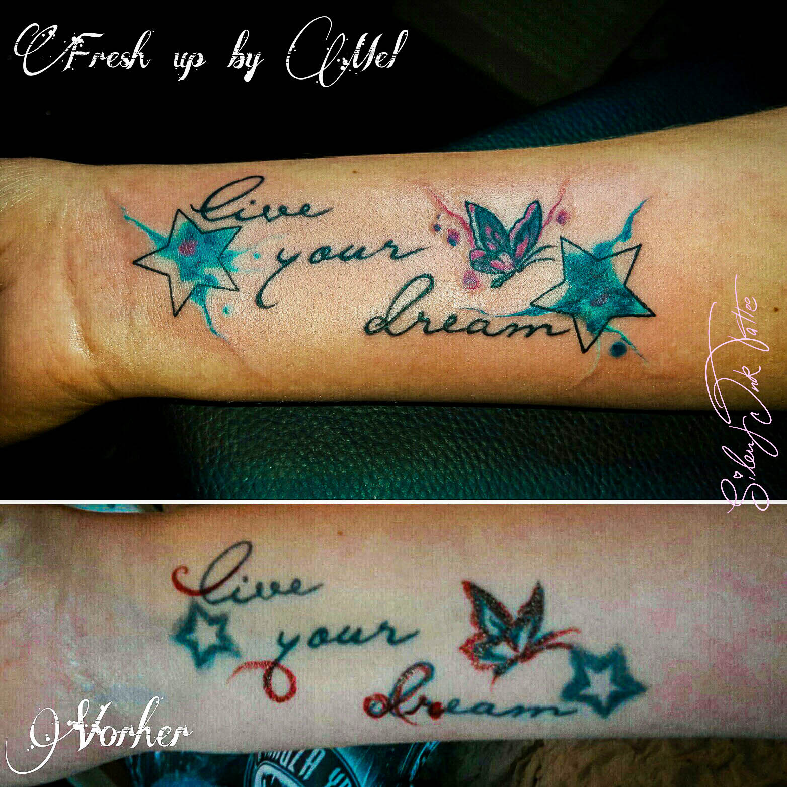 Silent Ink Tattoo, Lettering, Hannover, Mel, Schrift, Typo