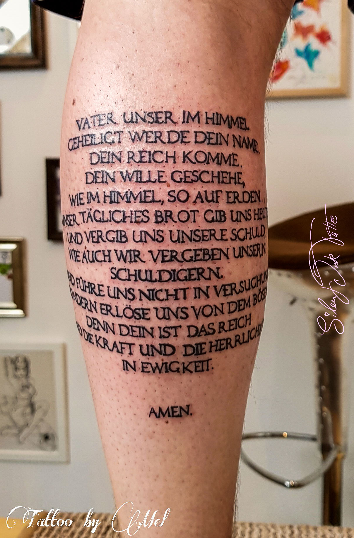 Silent Ink Tattoo, Lettering, Hannover, Mel, Schrift, Typo