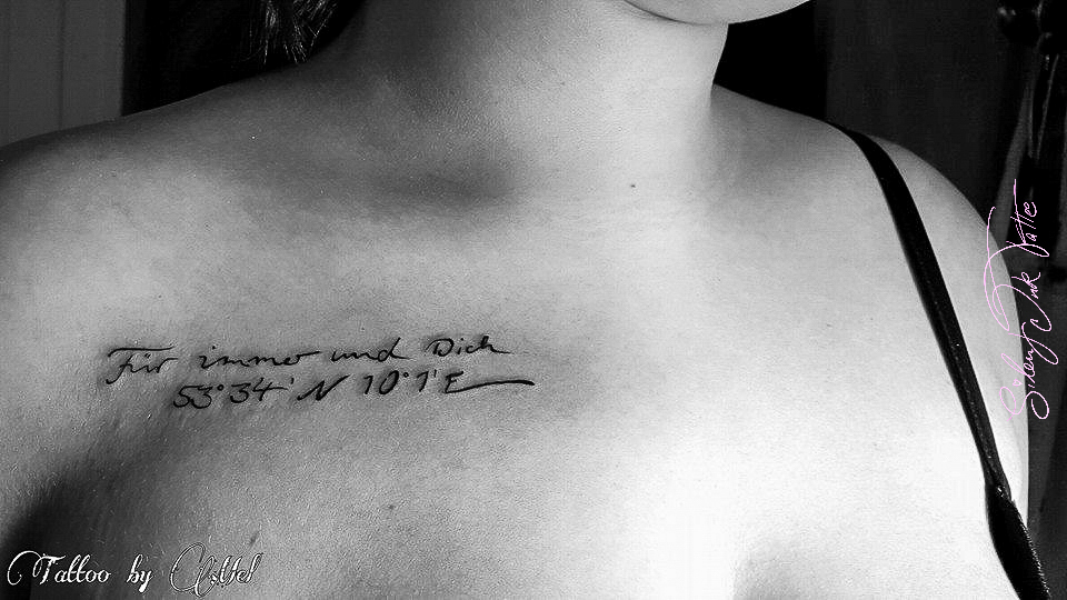 Silent Ink Tattoo, Lettering, Hannover, Mel, Schrift, Typo