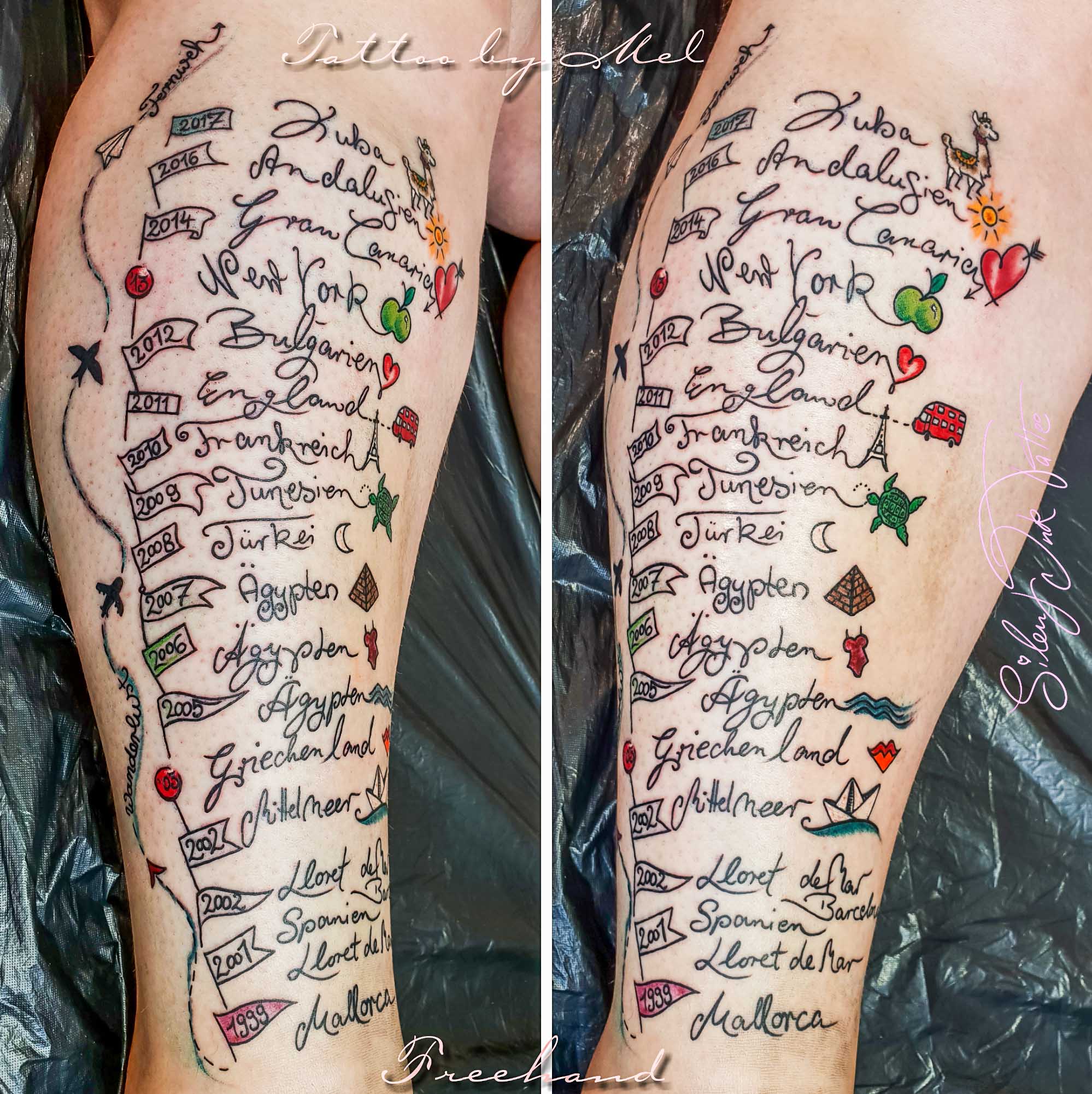 Silent Ink Tattoo, Lettering, Hannover, Mel, Schrift, Typo