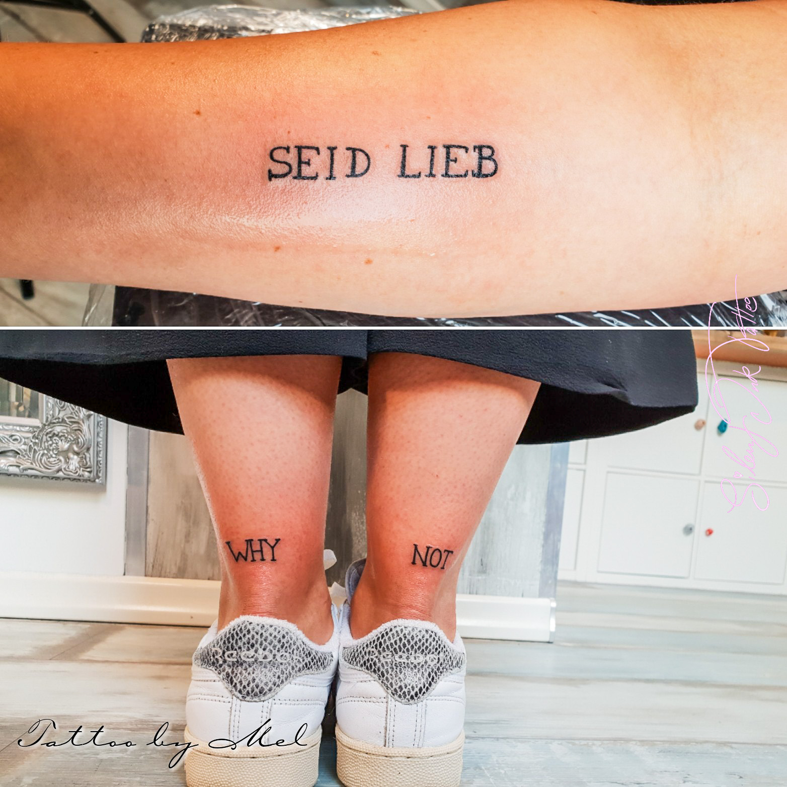 Silent Ink Tattoo, Lettering, Hannover, Mel, Schrift, Typo