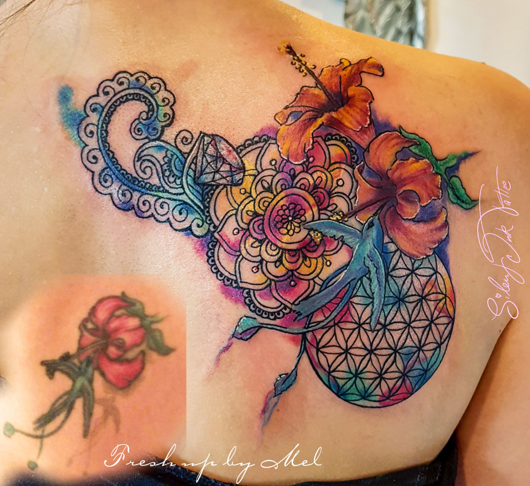 Silent Ink Tattoo - Mandala, Hannover, Mel, Symmetrie