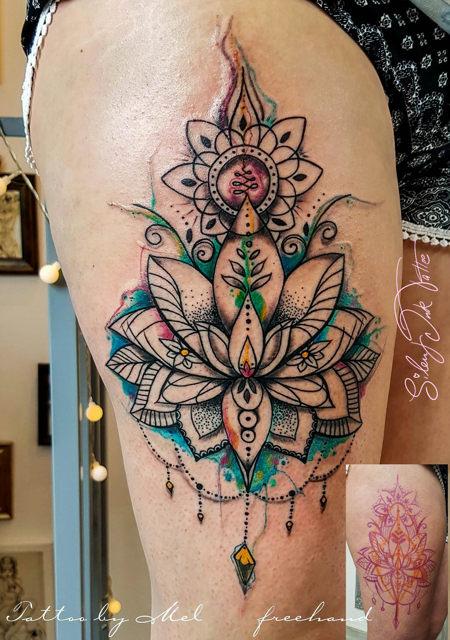 Silent Ink Tattoo - Mandala, Hannover, Mel, Symmetrie