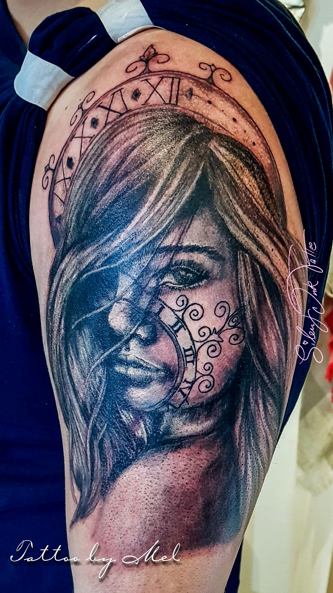 Silent Ink Tattoo, Portrait, Hannover, Mel, farbig