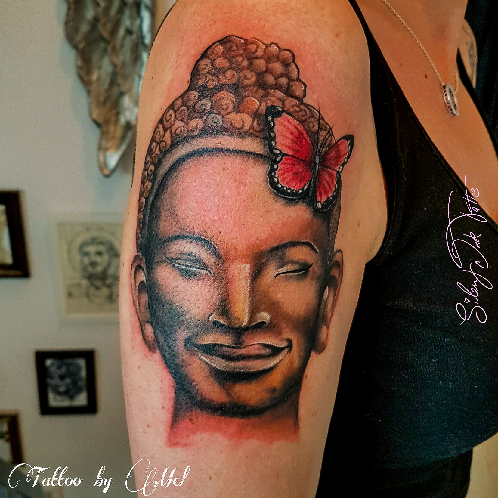 Silent Ink Tattoo, Portrait, Hannover, Mel, farbig