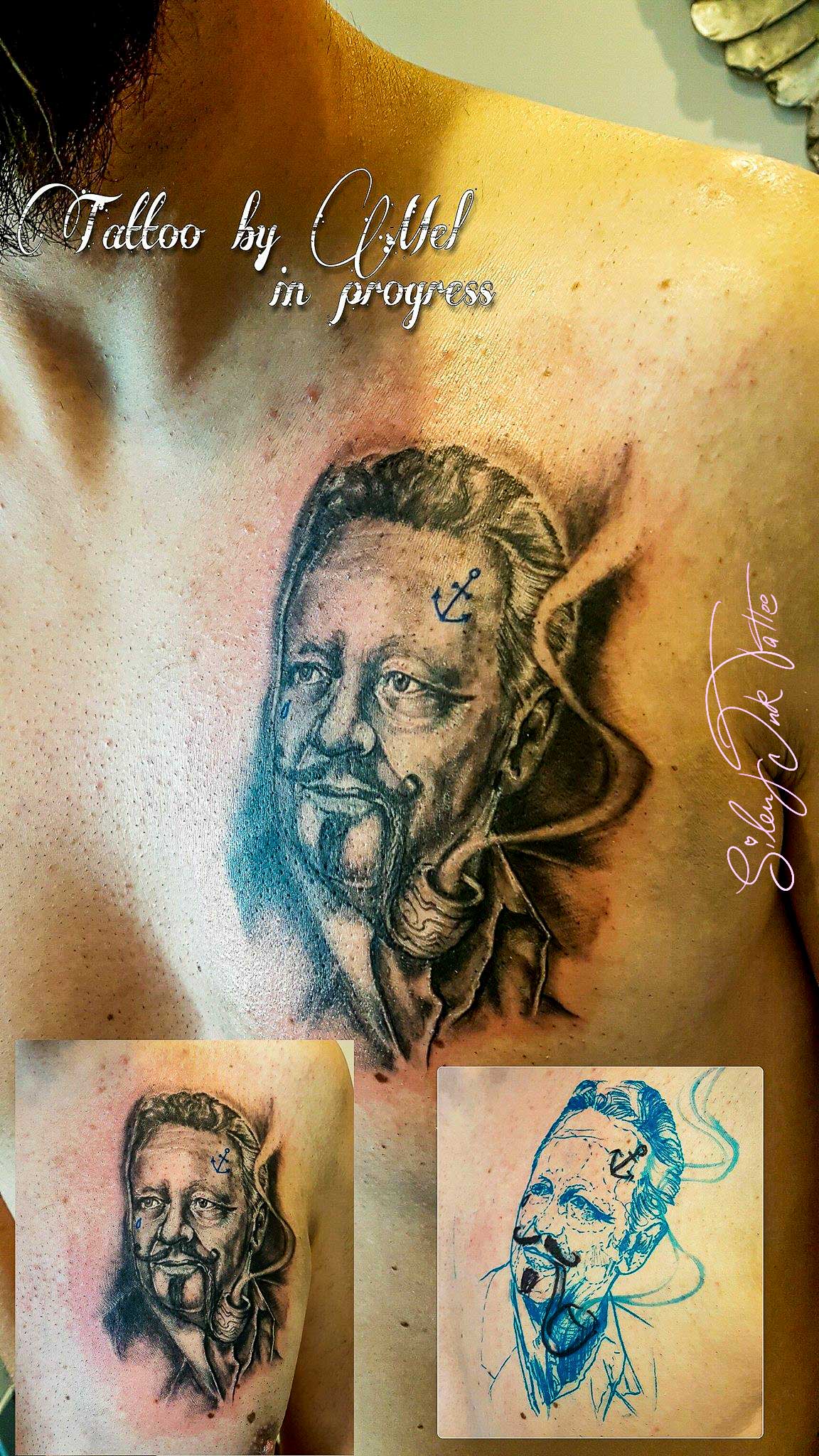 Silent Ink Tattoo, Portrait, Hannover, Mel, farbig