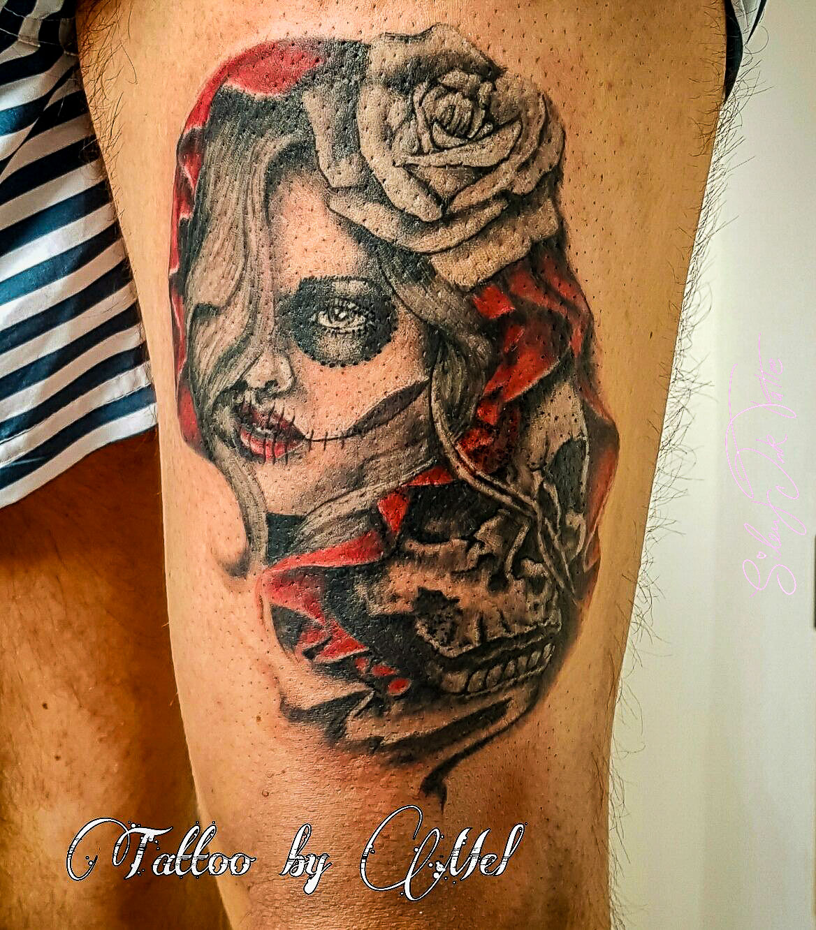 Silent Ink Tattoo, Portrait, Hannover, Mel, farbig