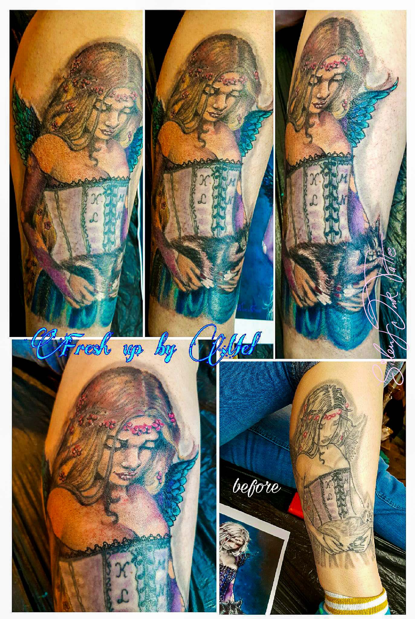 Silent Ink Tattoo, Portrait, Hannover, Mel, farbig