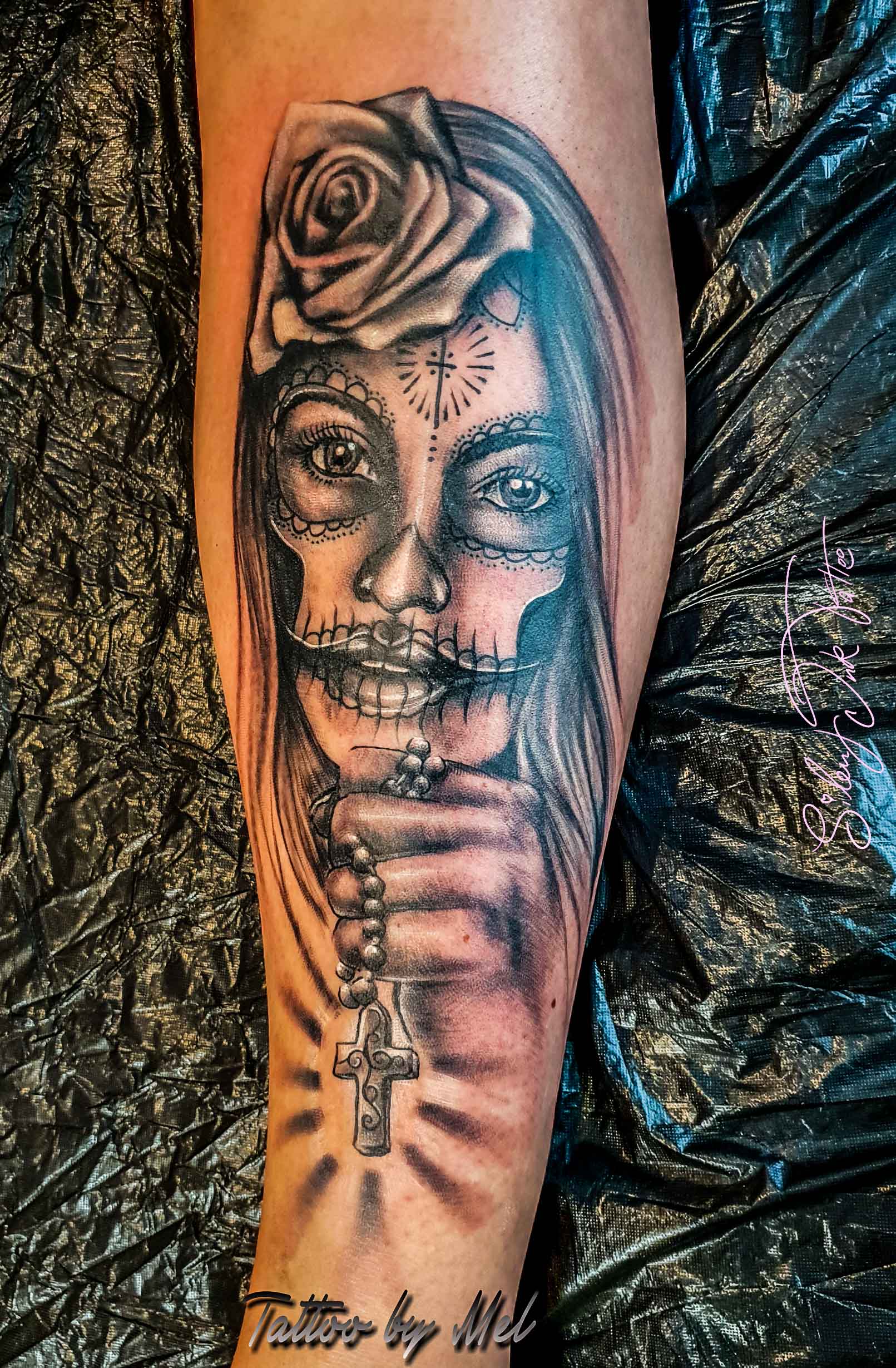 Silent Ink Tattoo, Portrait, Hannover, Mel, farbig