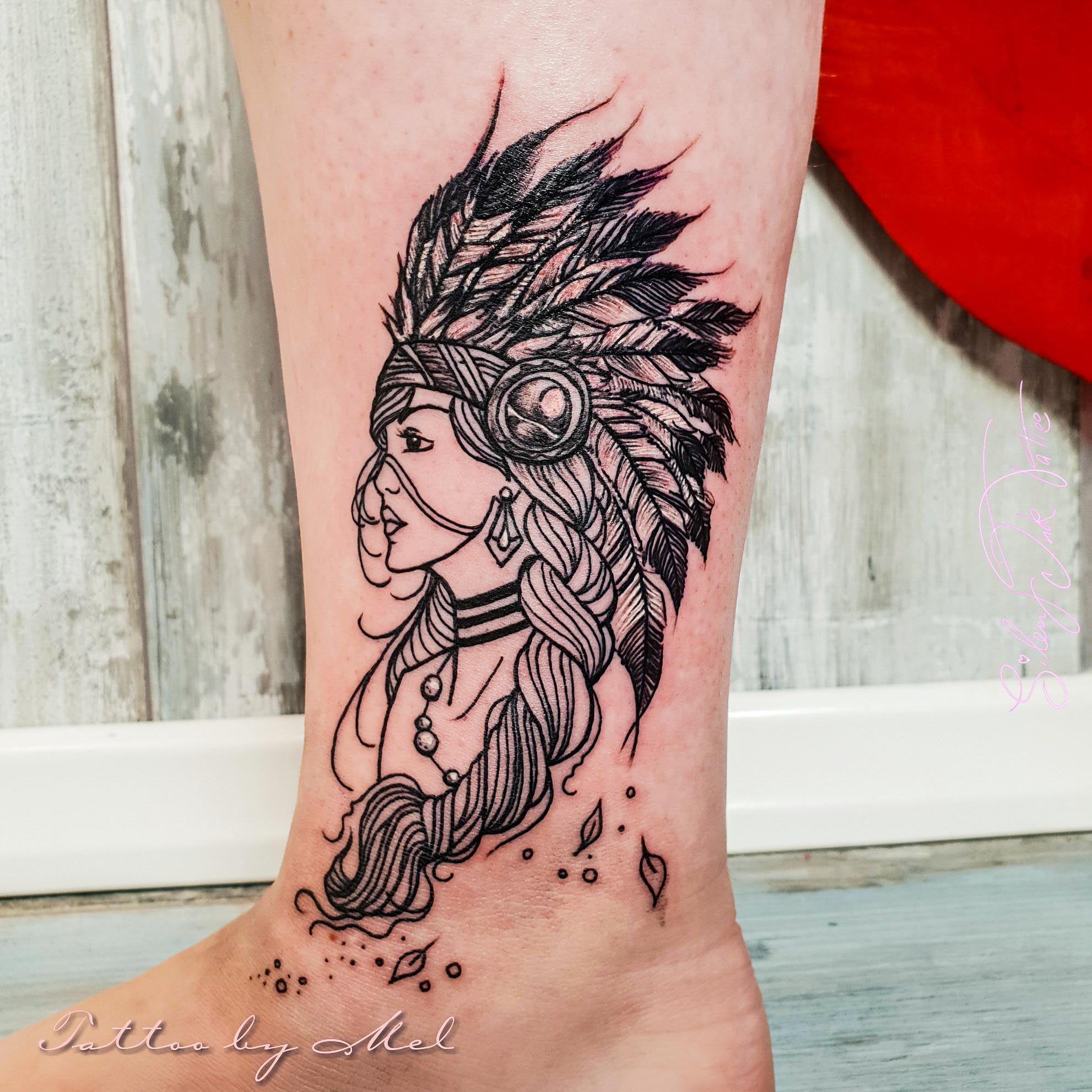 Silent Ink Tattoo, Portrait, Hannover, Mel, farbig