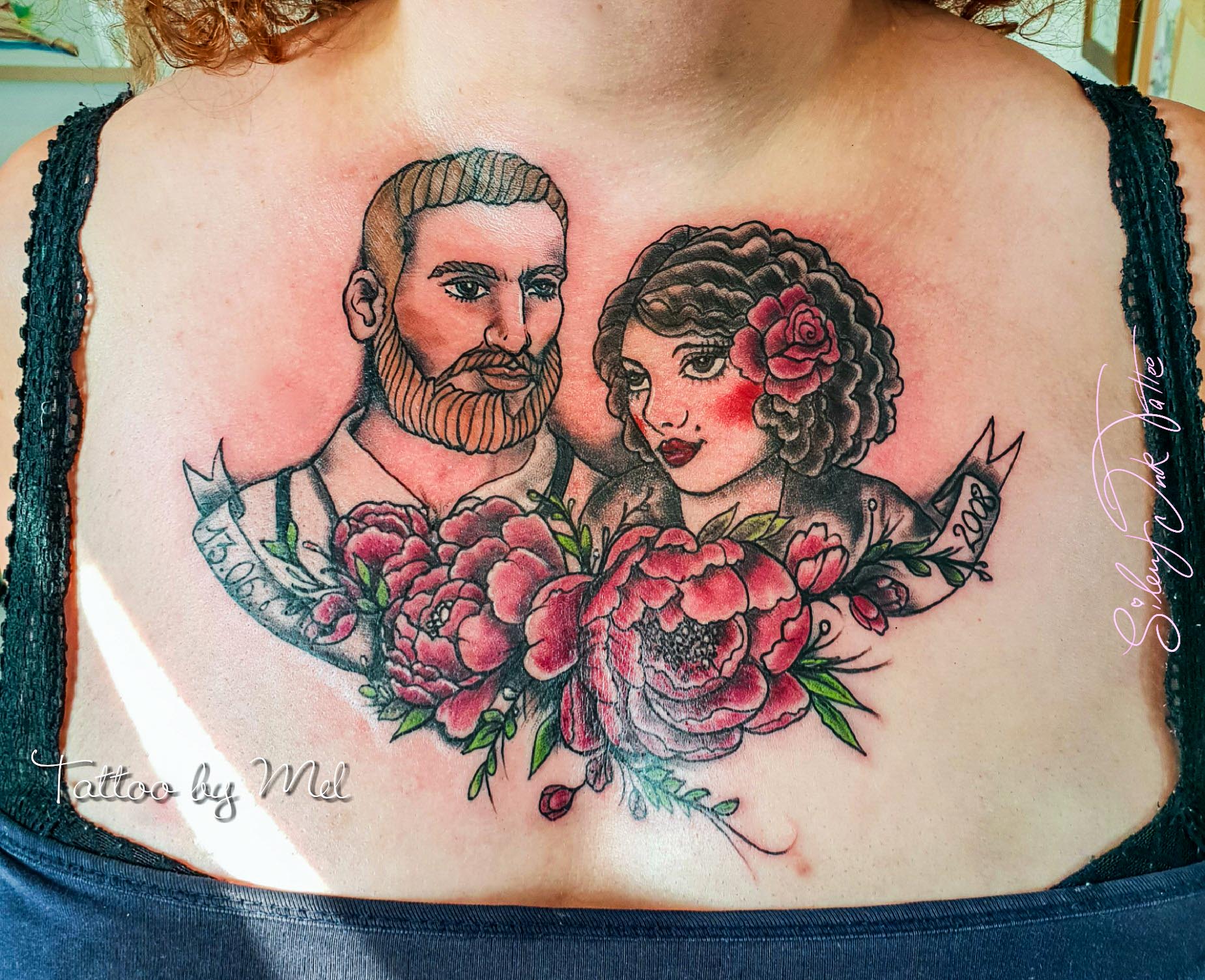 Silent Ink Tattoo, Portrait, Hannover, Mel, farbig