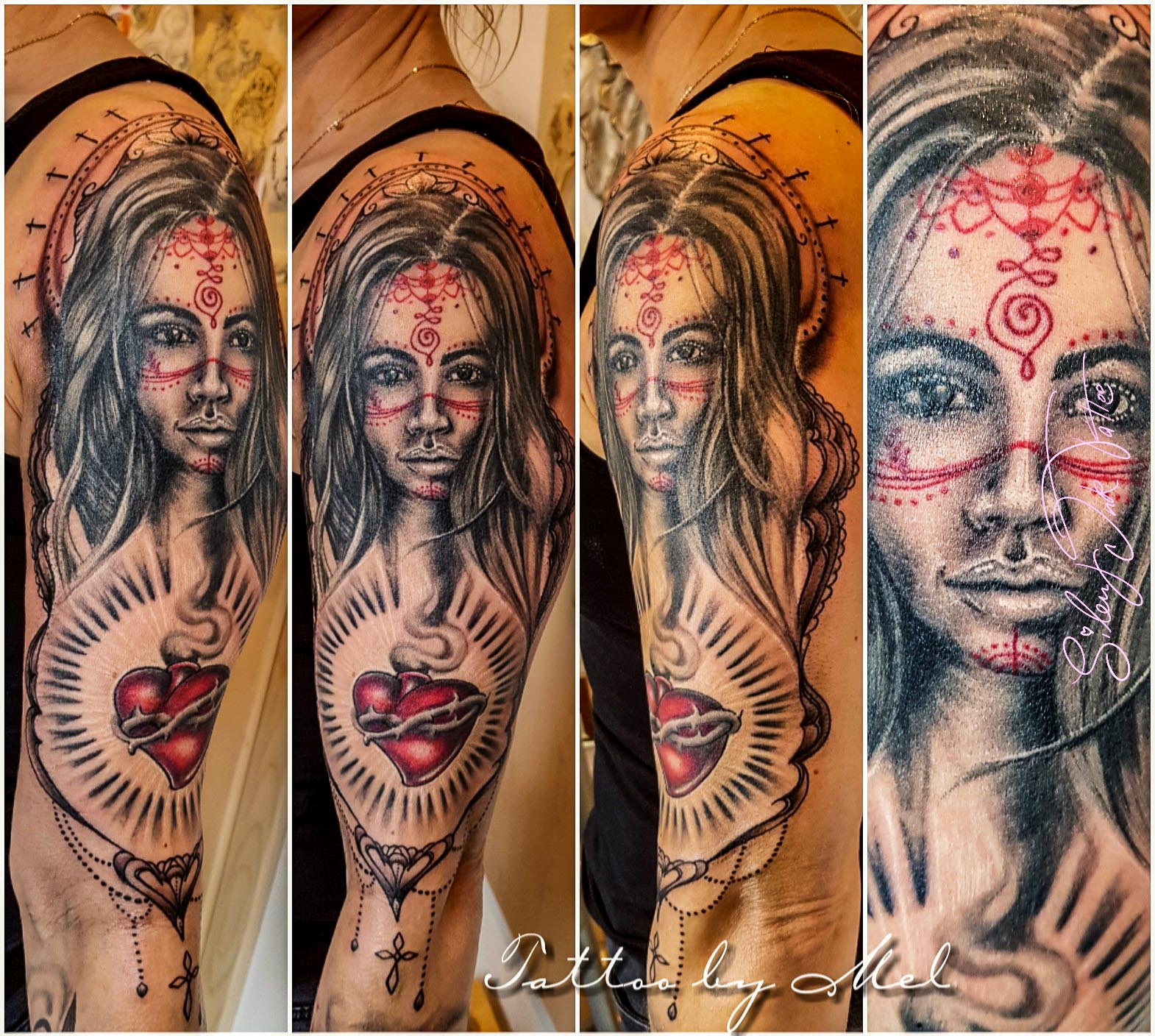 Silent Ink Tattoo, Portrait, Hannover, Mel, farbig
