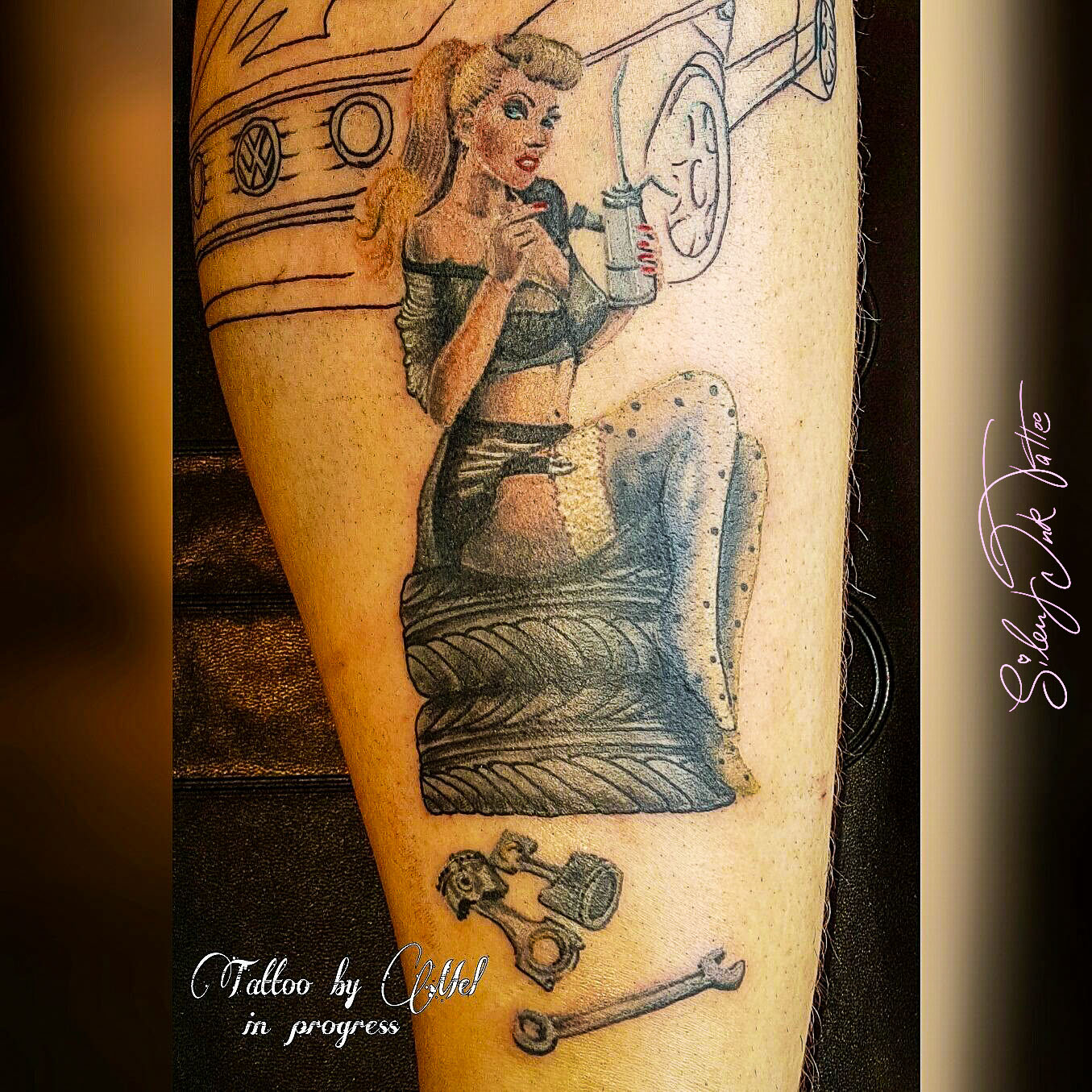 Silent Ink Tatto, Portrait, Hannover, Mel, farbig