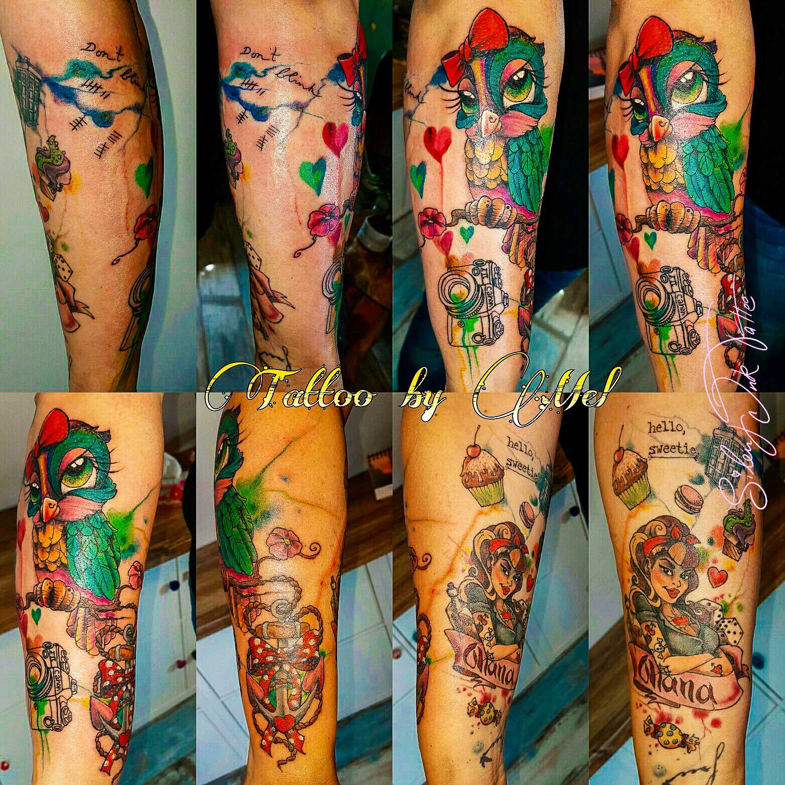Silent Ink Tattoo - Watercolour, Hannover, Mel, bunt, farbe