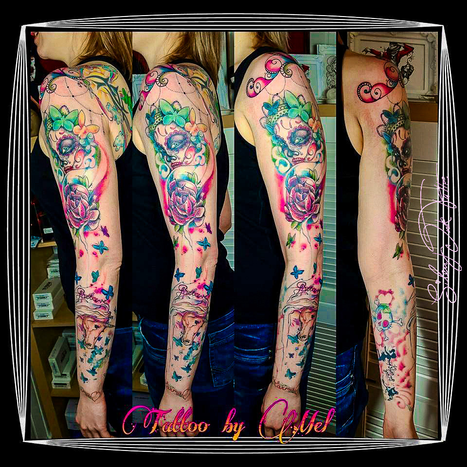 Silent Ink Tattoo - Watercolour, Hannover, Mel, bunt, farbe